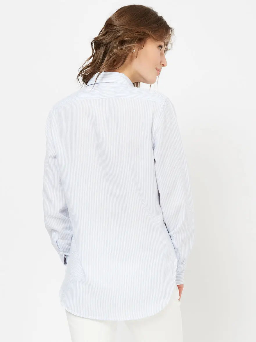 Blue Women’s Shirt Cat | Shirt & Striped shirt For Cat Lovers | Cat e