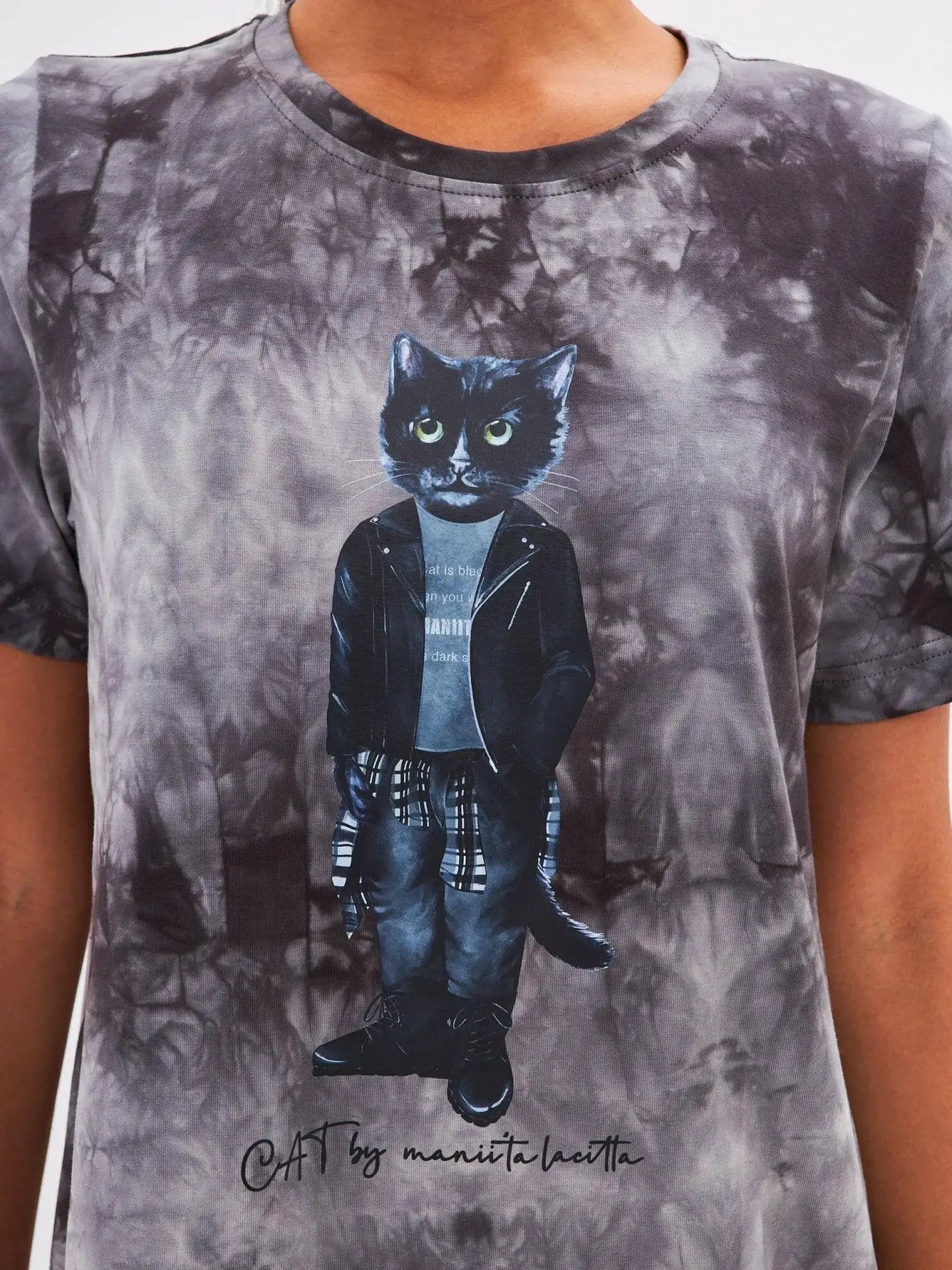 Grey Dress Rocker Cat | Dress For Cat Lovers | Cat e Lolette