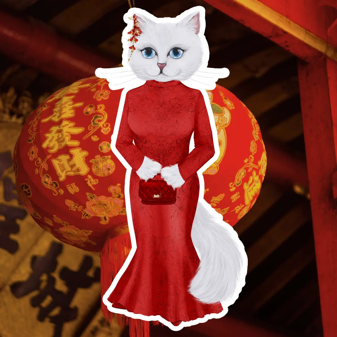 Cat in Red | Cat e Lolette