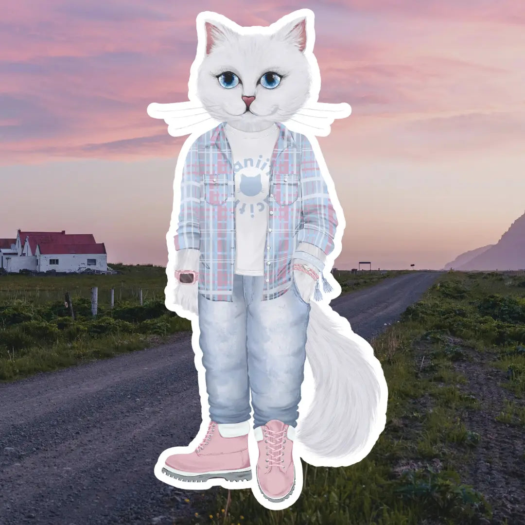 Country White Cat | Cat e Lolette
