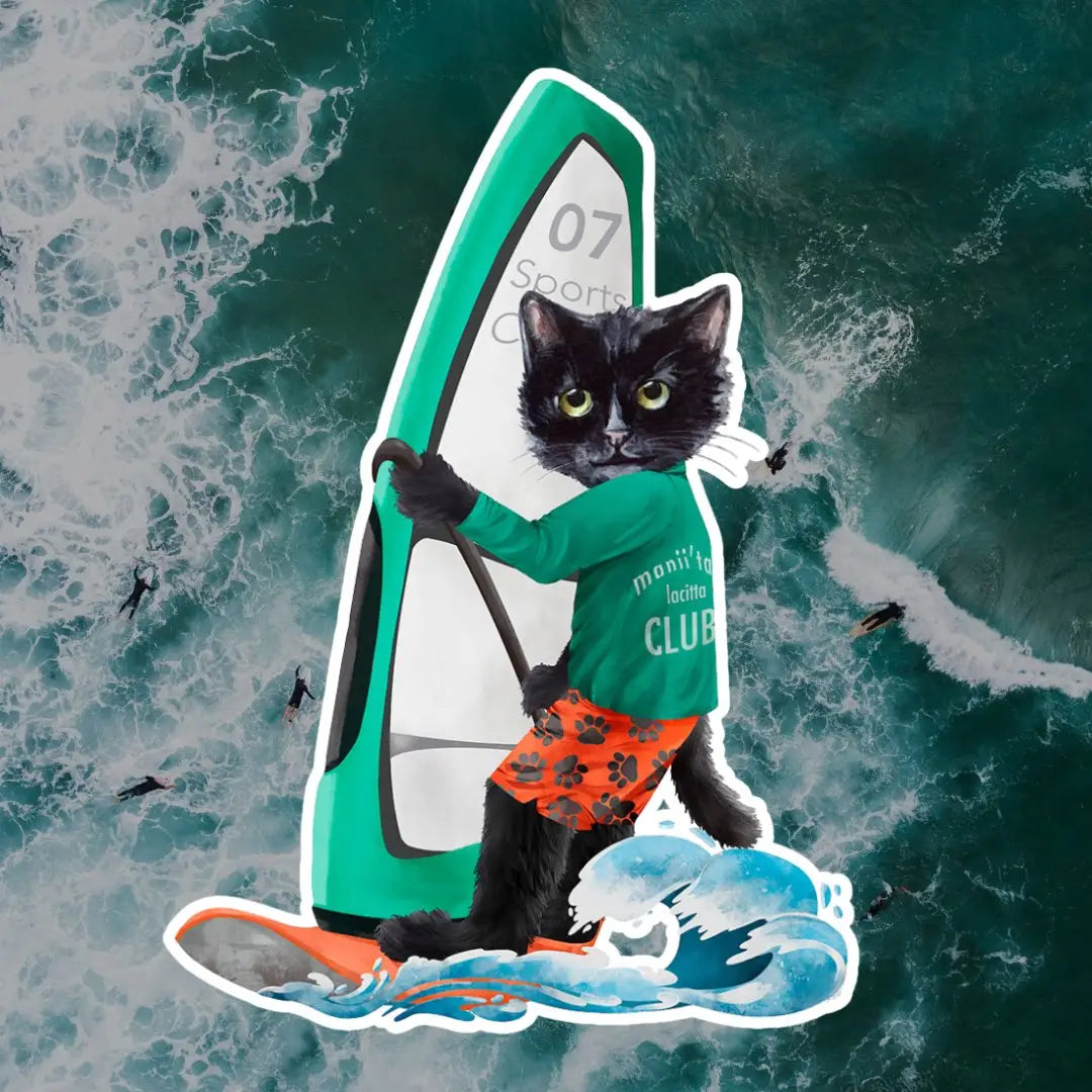 Surfer Cat | Cat e Lolette