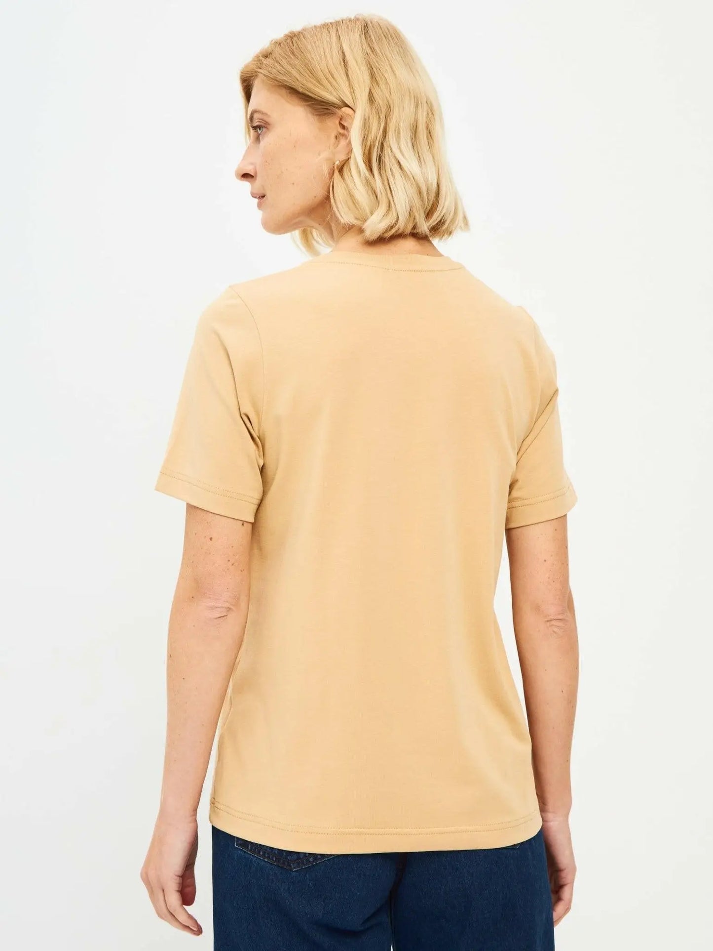 Beige Printed T-shirt Rider Cat | T-shirt For Cat Lovers | Cat e