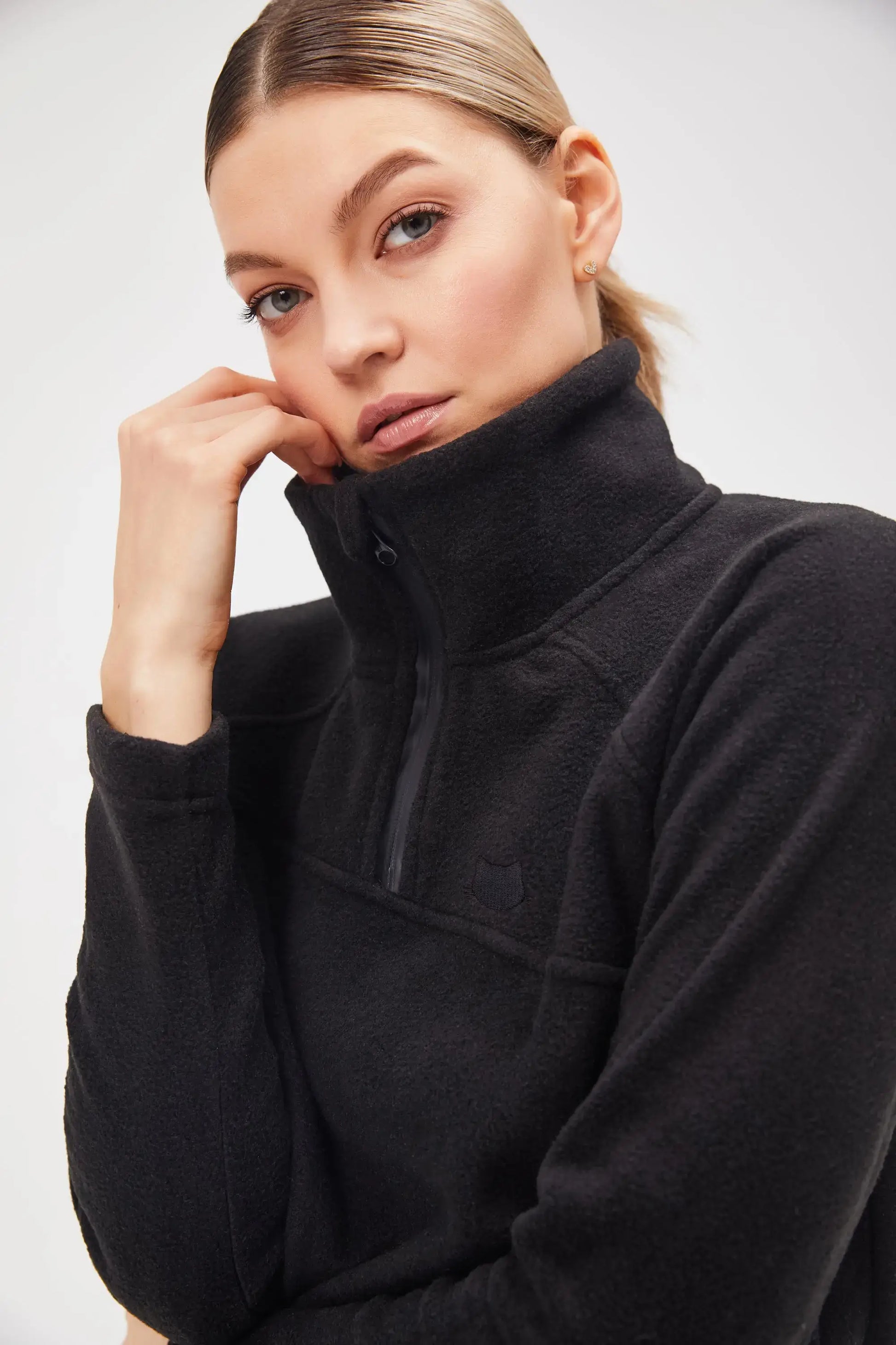 Black Fleece Dress | Fleece (recycled) For Cat Lovers | Cat e Lolette