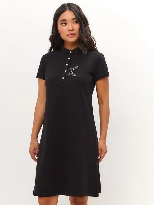 Black Polo Dress Cat | Polo t-shirt & dress For Cat Lovers | Cat e