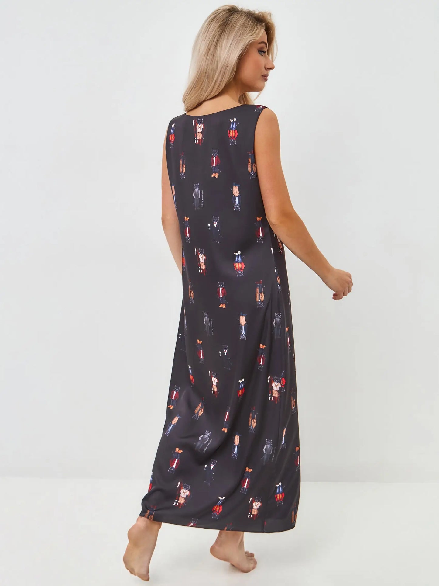Black Silk Loungewear | Loungewear For Cat Lovers | Cat e Lolette