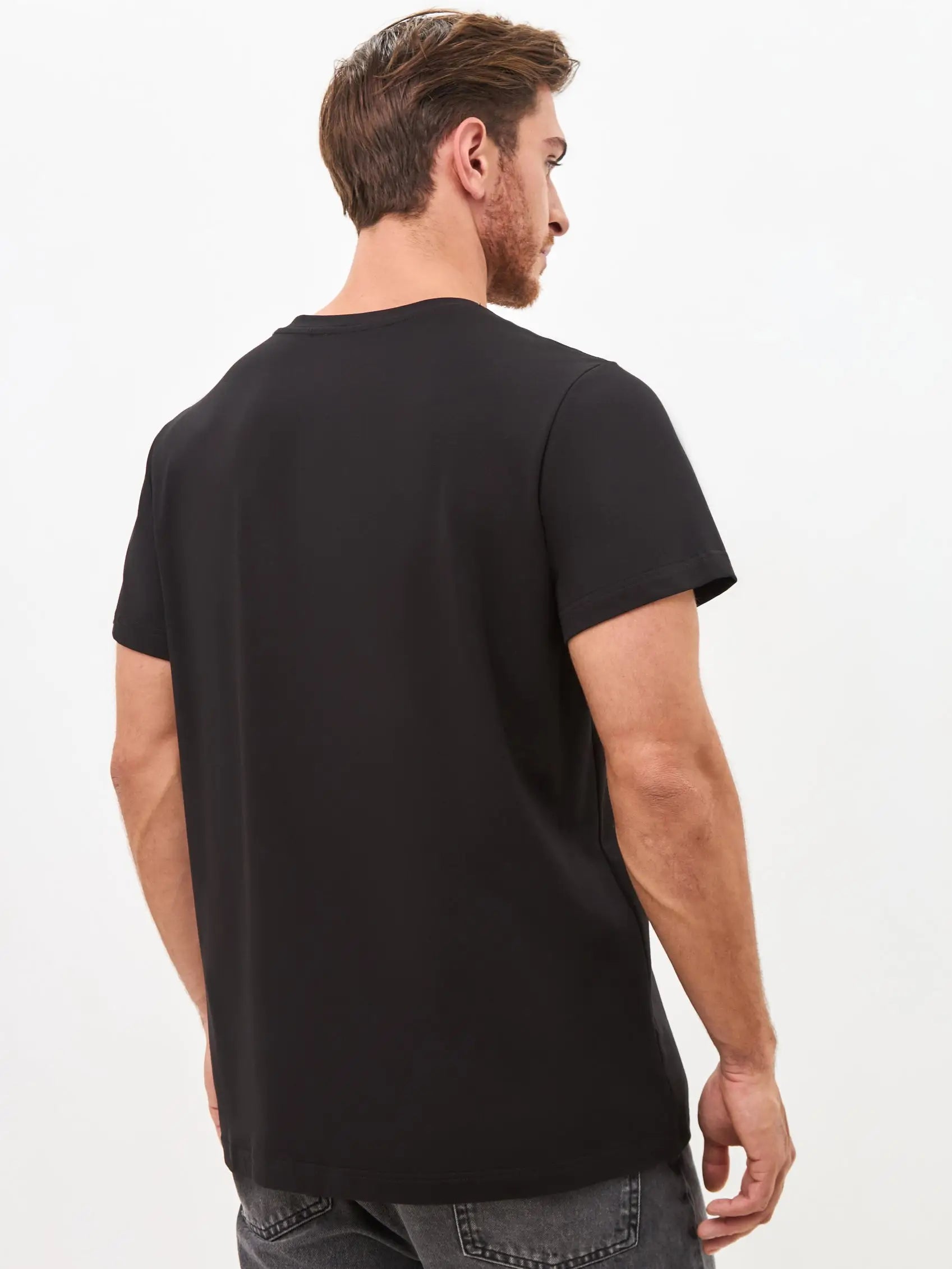 Black T-shirt Sport Casual Cat | T-shirt For Cat Lovers | Cat e
