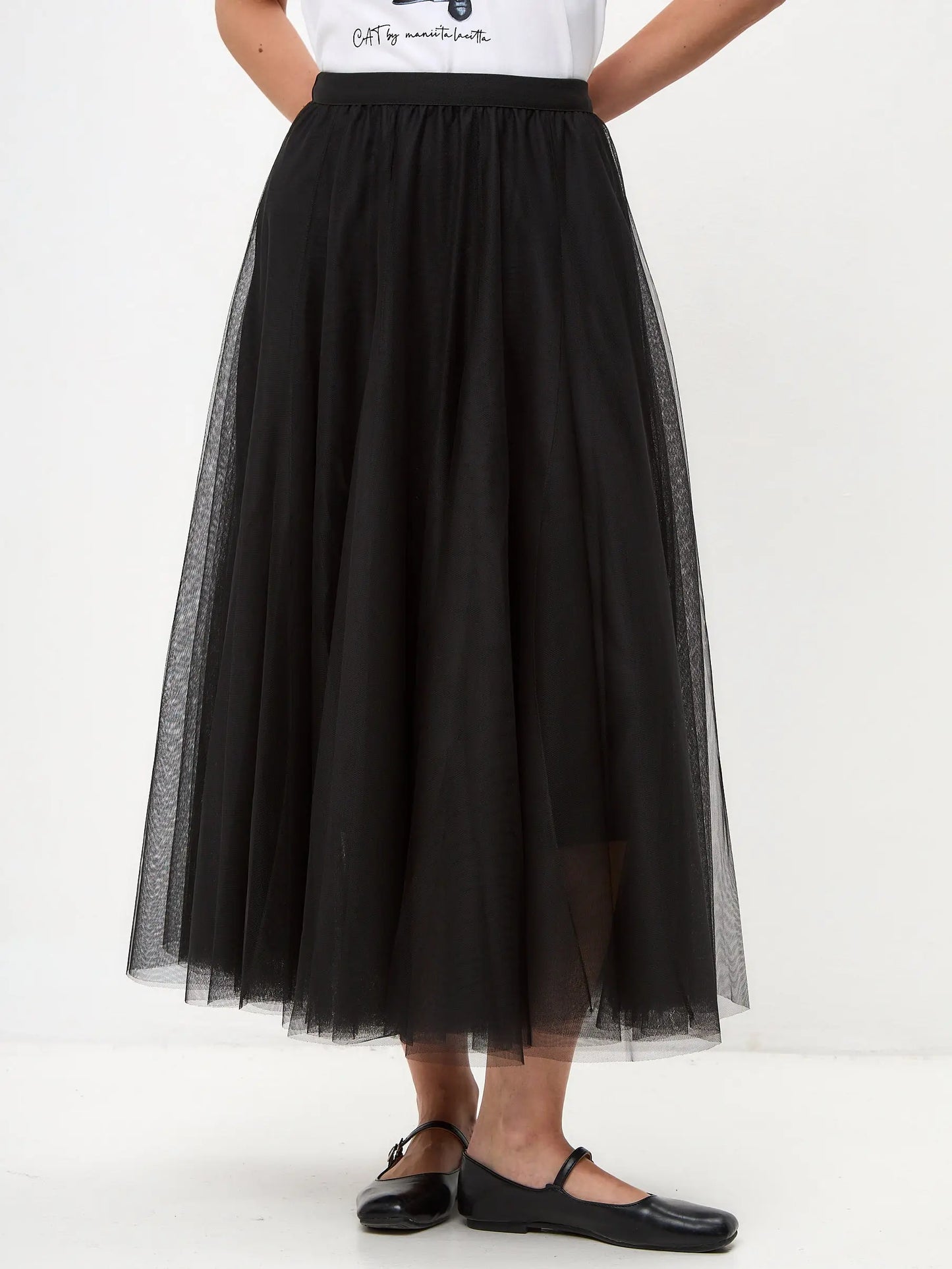 Black Tulle Skirt Rocky | Bottom For Cat Lovers | Cat e Lolette