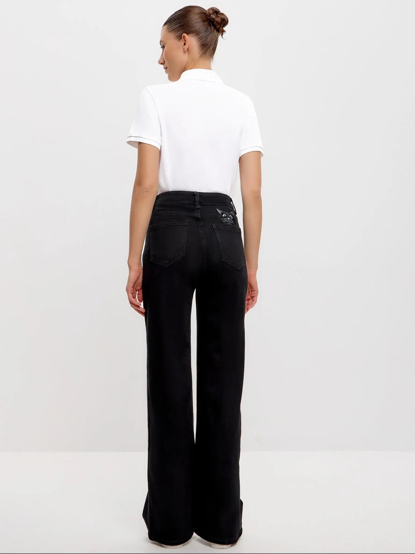 Black Women’s Jeans | Bottom For Cat Lovers | Cat e Lolette