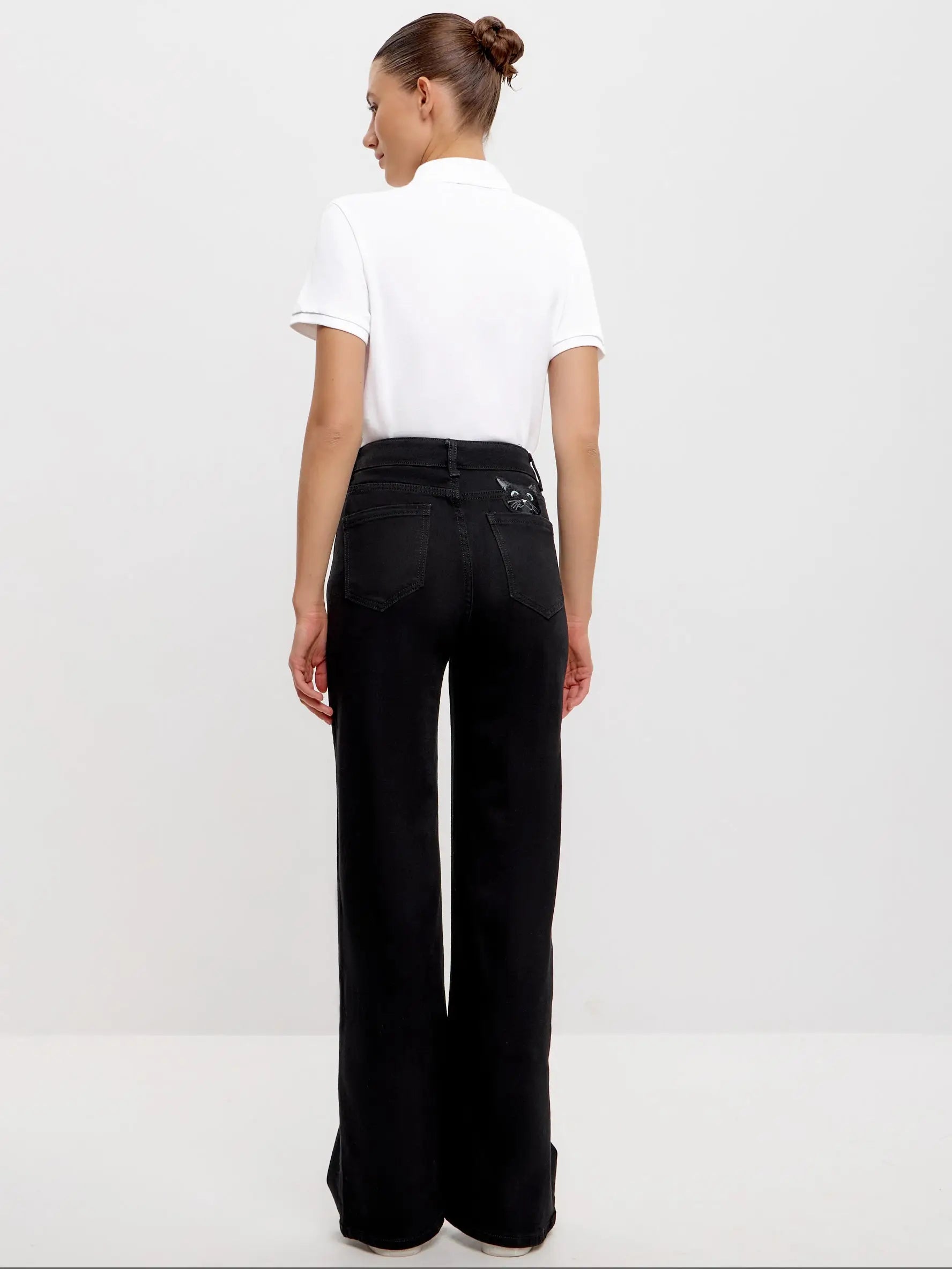 Black Women’s Jeans | Bottom For Cat Lovers | Cat e Lolette