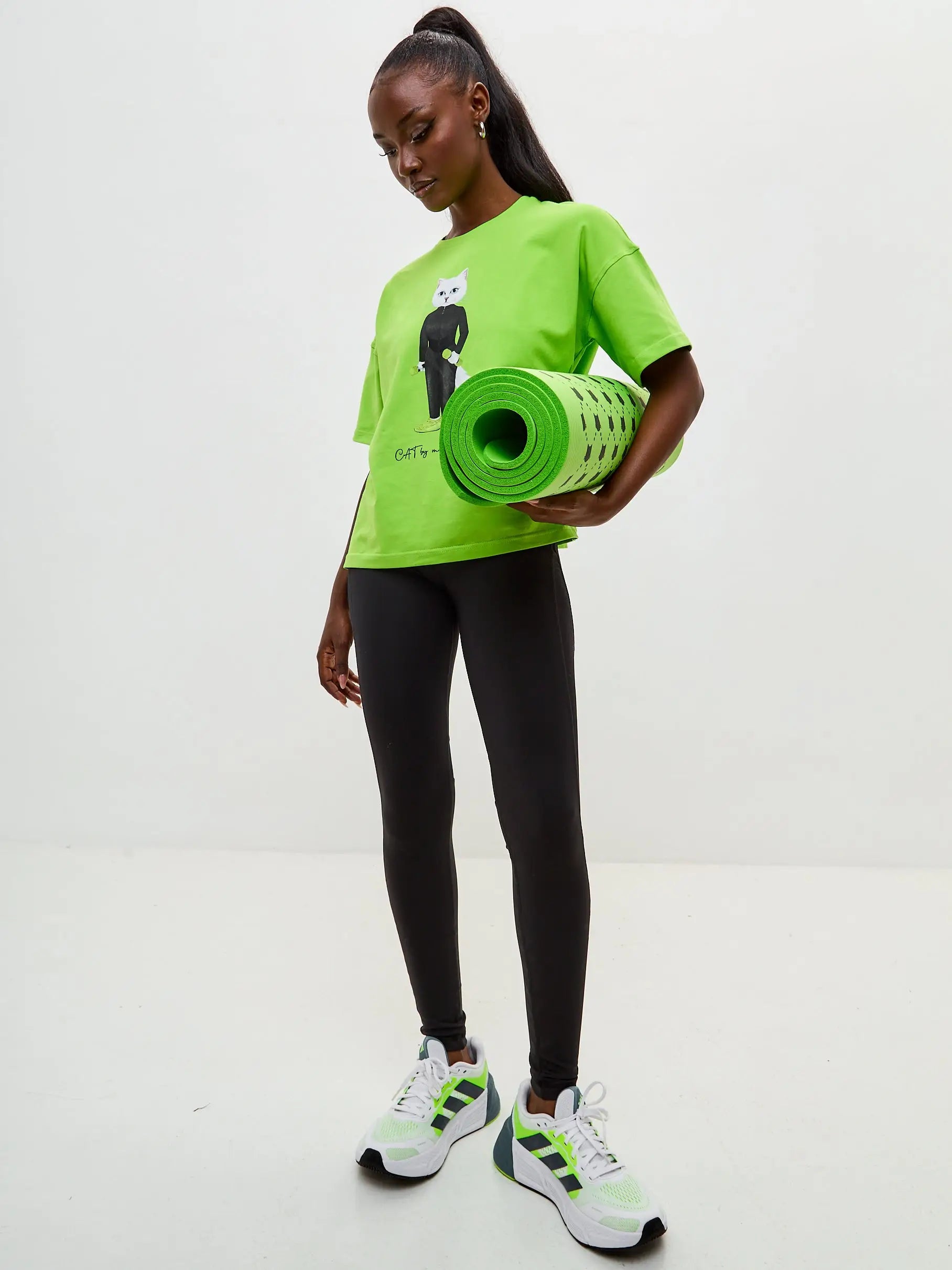 Black Women’s Leggings | Bottom For Cat Lovers | Cat e Lolette