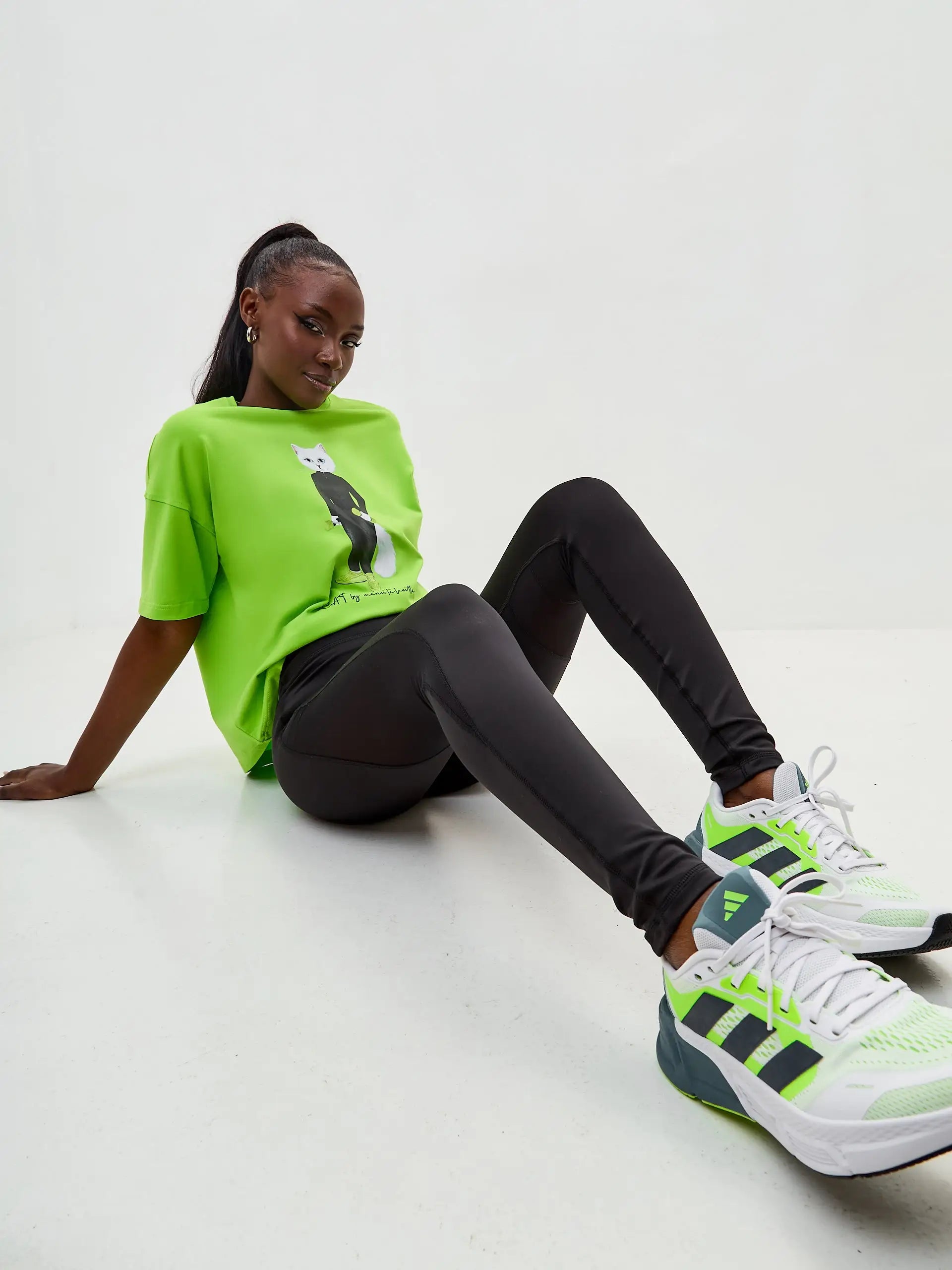 Black Women’s Leggings | Bottom For Cat Lovers | Cat e Lolette