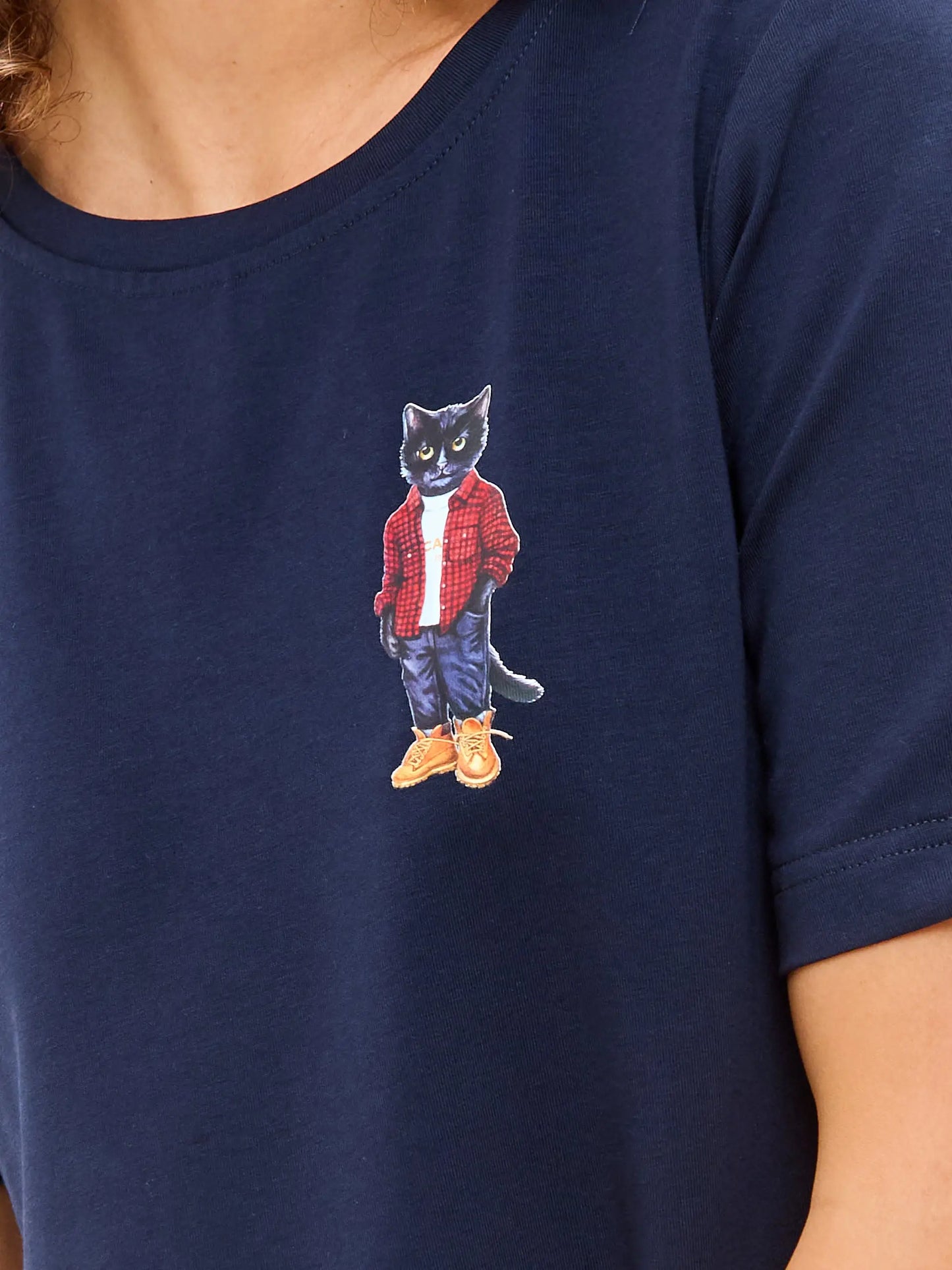 Blue Dress Country Cat | Dress For Cat Lovers | Cat e Lolette