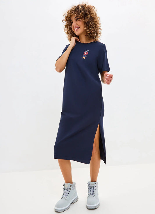 Blue Dress Country Cat | Dress For Cat Lovers | Cat e Lolette