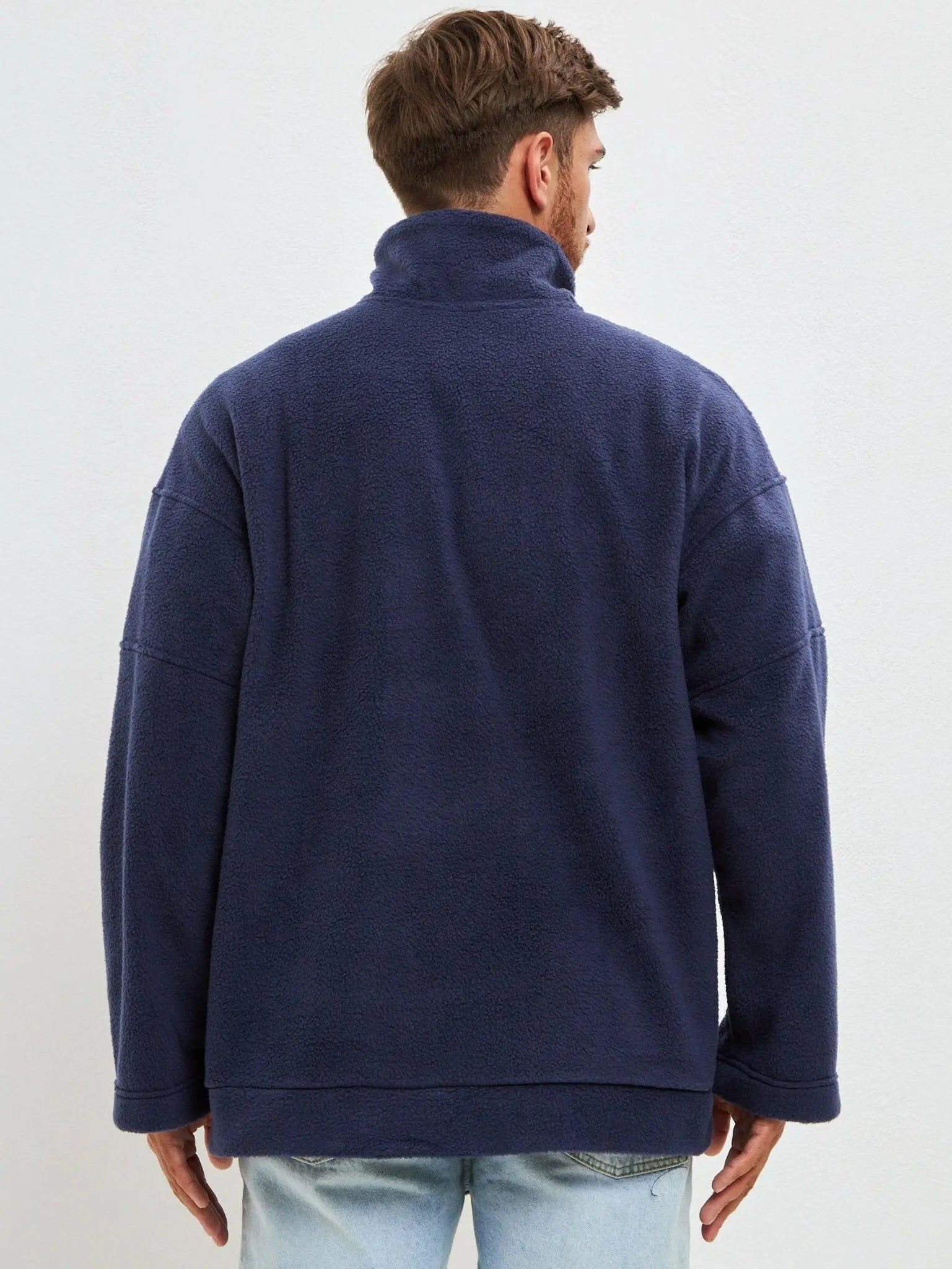 Blue Fleece Sweatshirt Catfleesm | Fleece (recycled) For Cat Lovers