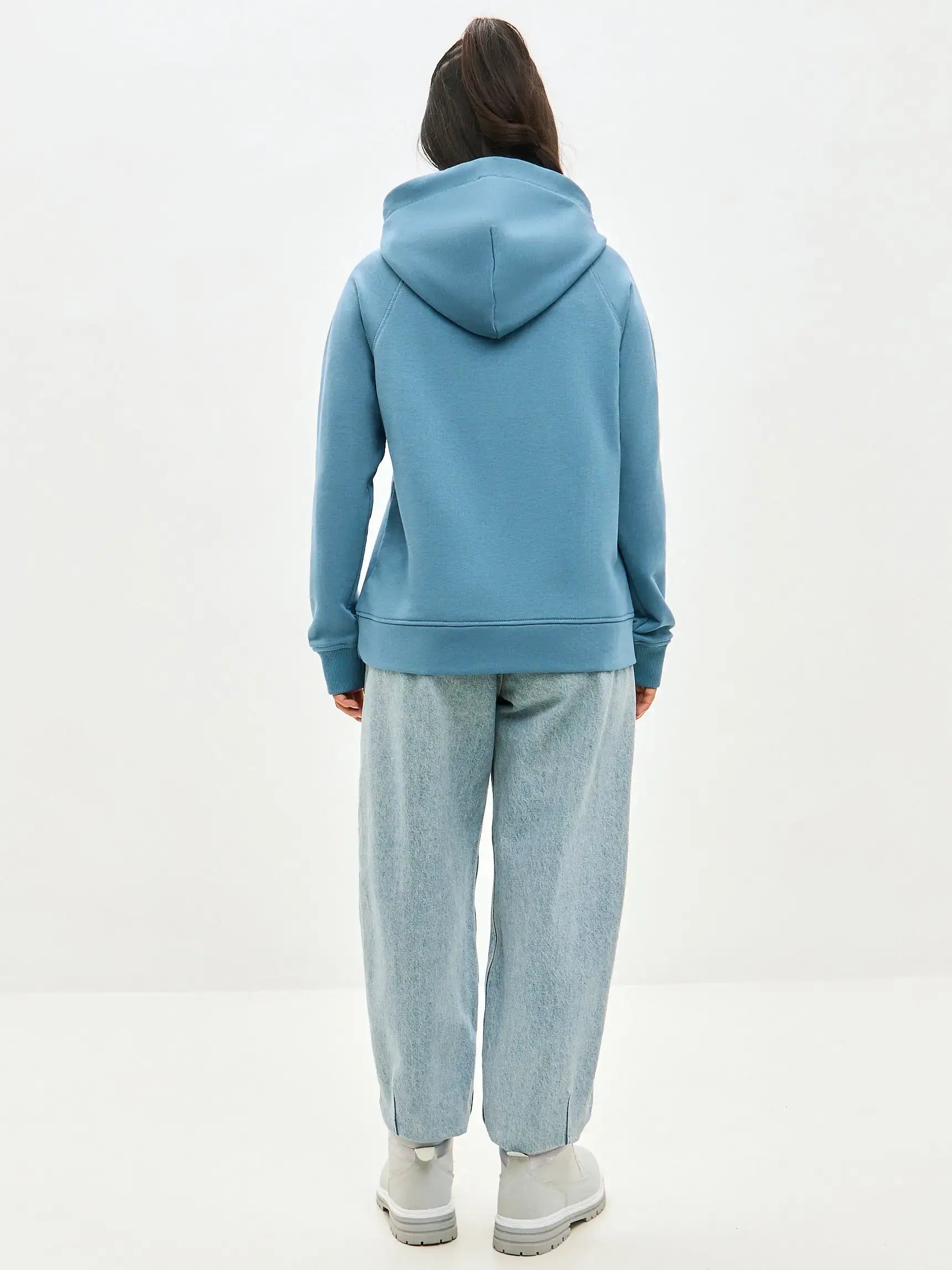 Blue Hoodie White Country Cat | Hoodie & sweatshirt For Cat Lovers