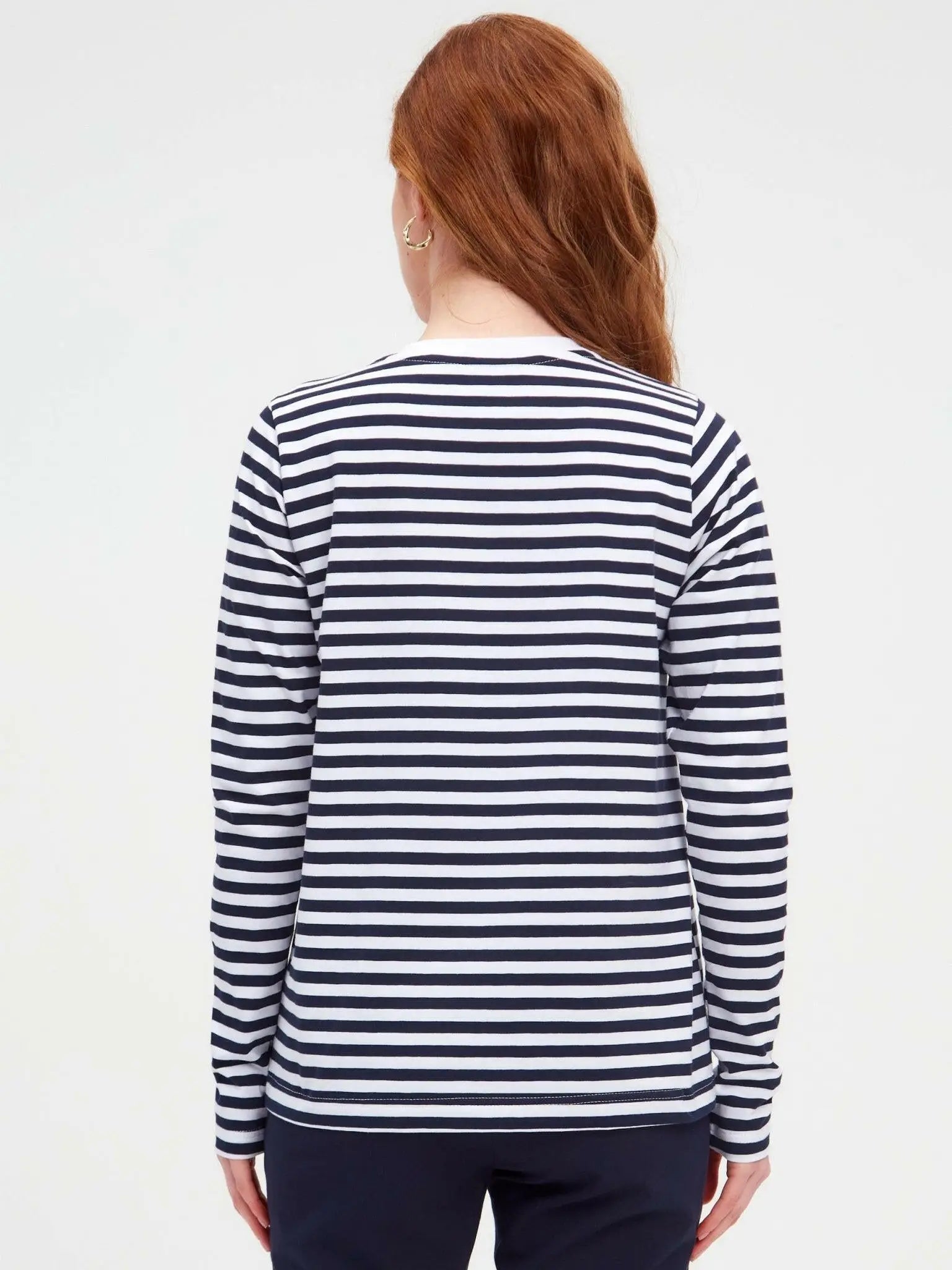 Blue Longsleeve Mariner Cat | Shirt & Striped shirt For Cat Lovers