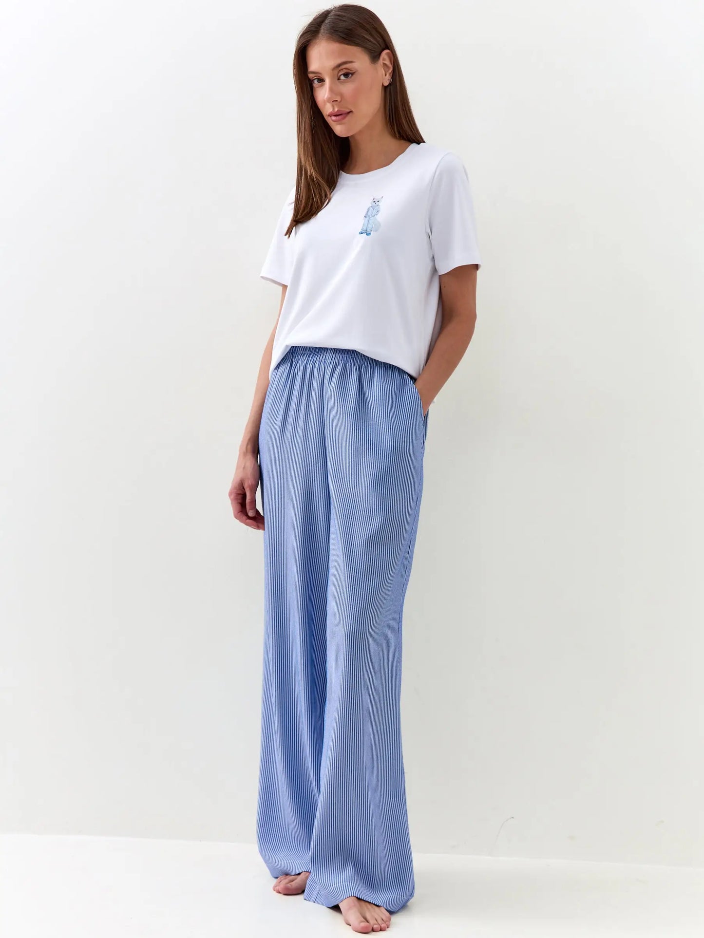 Blue Pajamas Catsleep | Loungewear For Cat Lovers | Cat e Lolette
