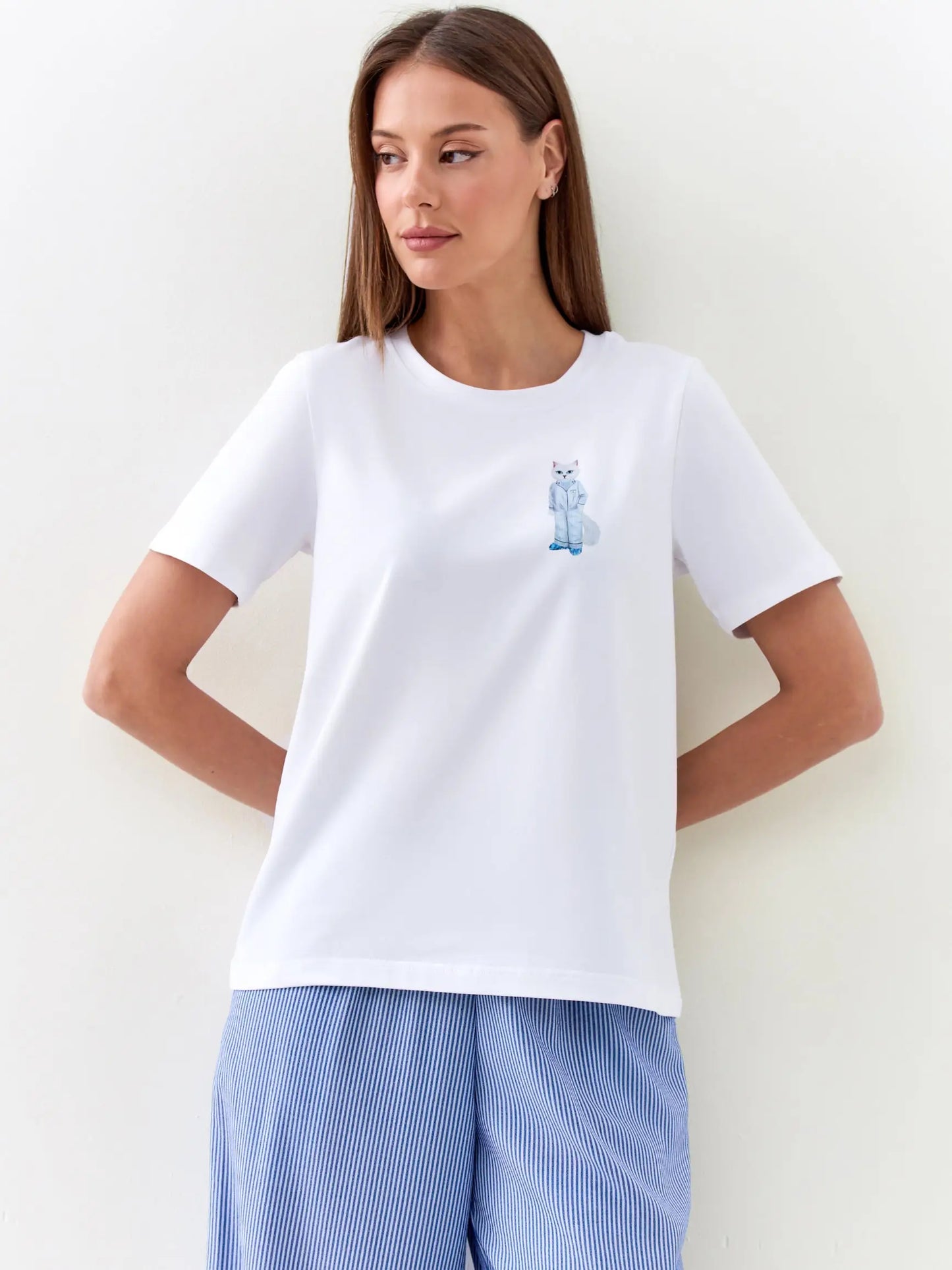 Blue Pajamas Catsleep | Loungewear For Cat Lovers | Cat e Lolette