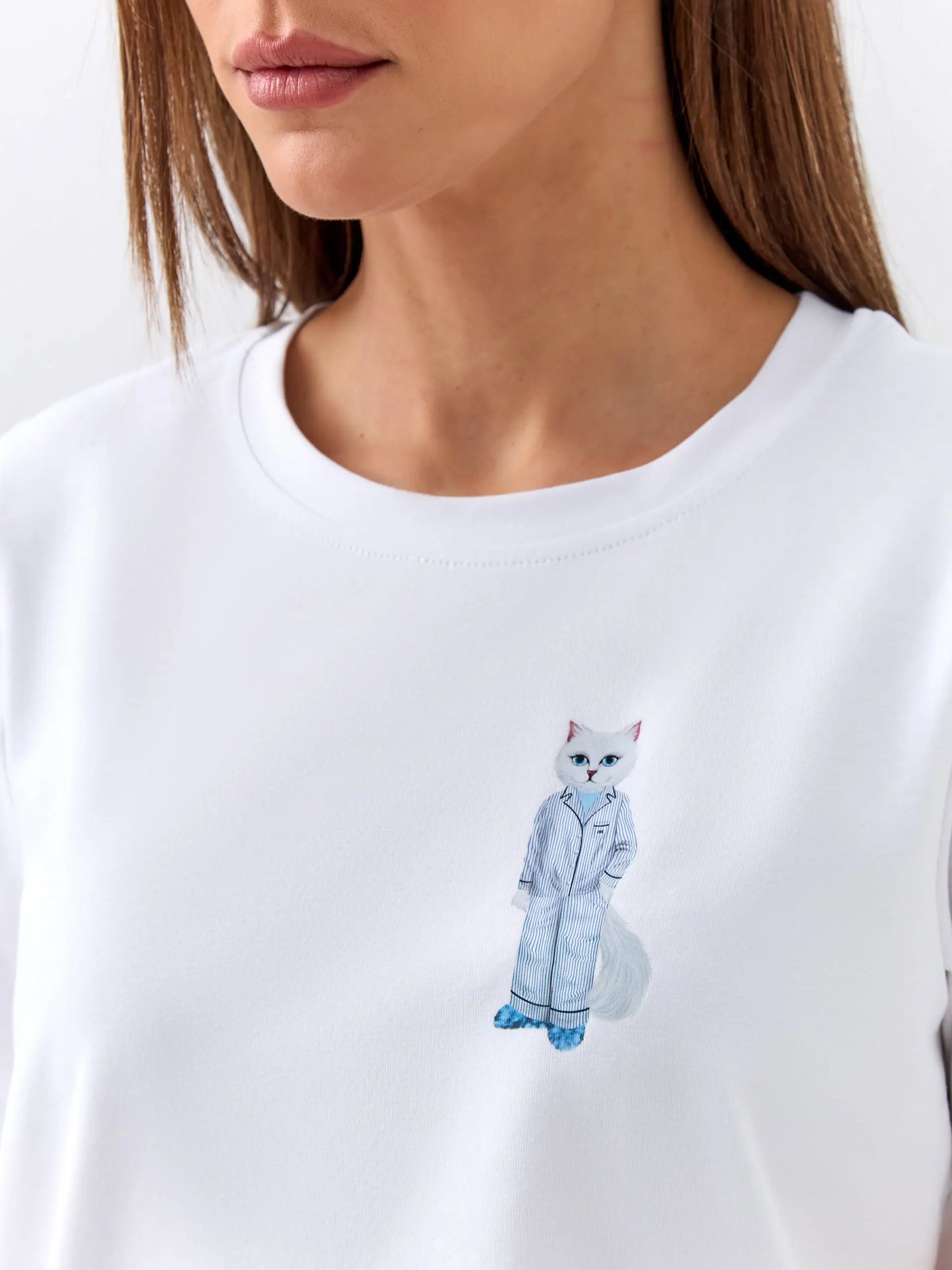 Blue Pajamas Catsleep | Loungewear For Cat Lovers | Cat e Lolette