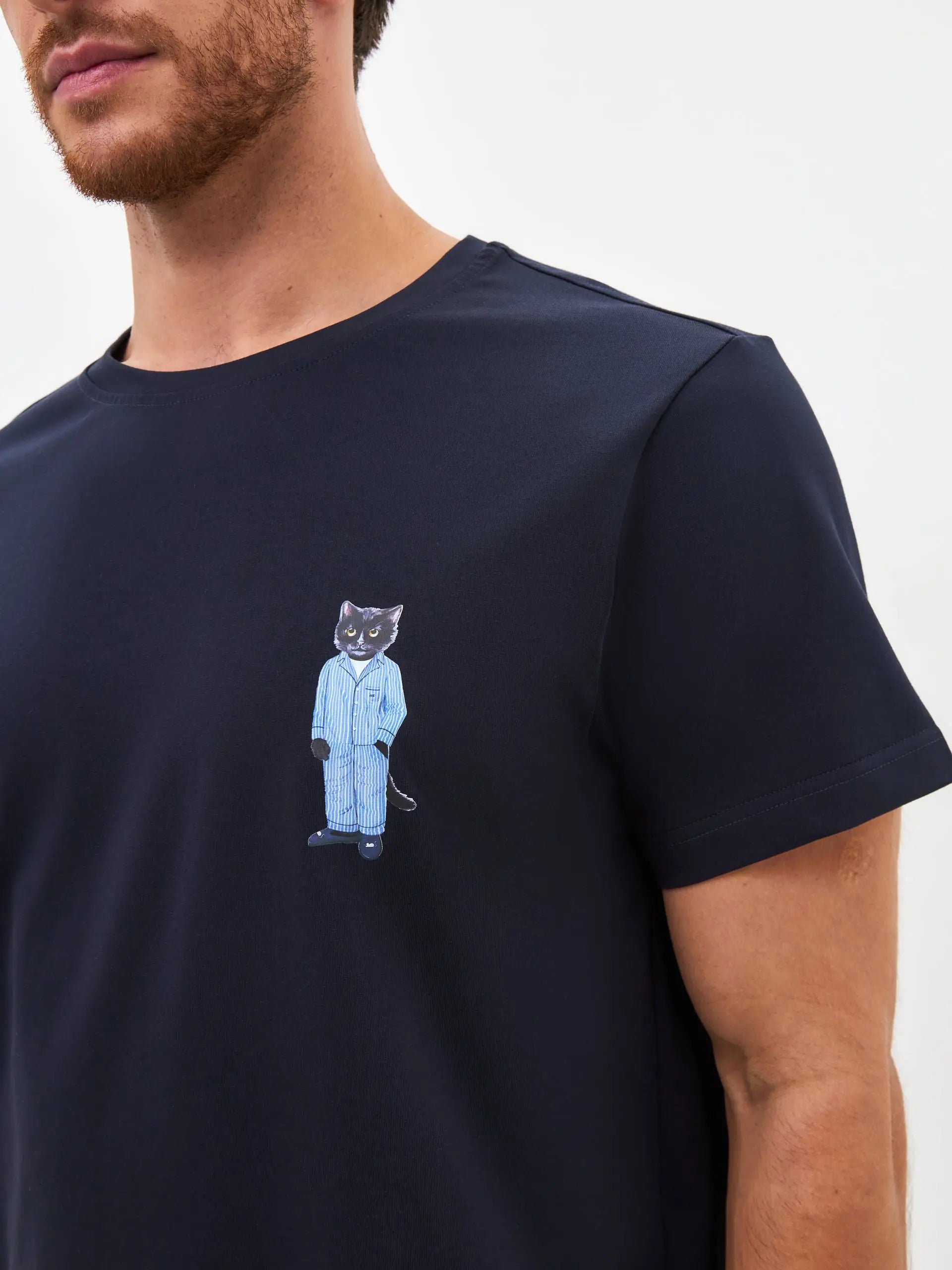 Blue Pajamas Catsleepm | Loungewear For Cat Lovers | Cat e Lolette