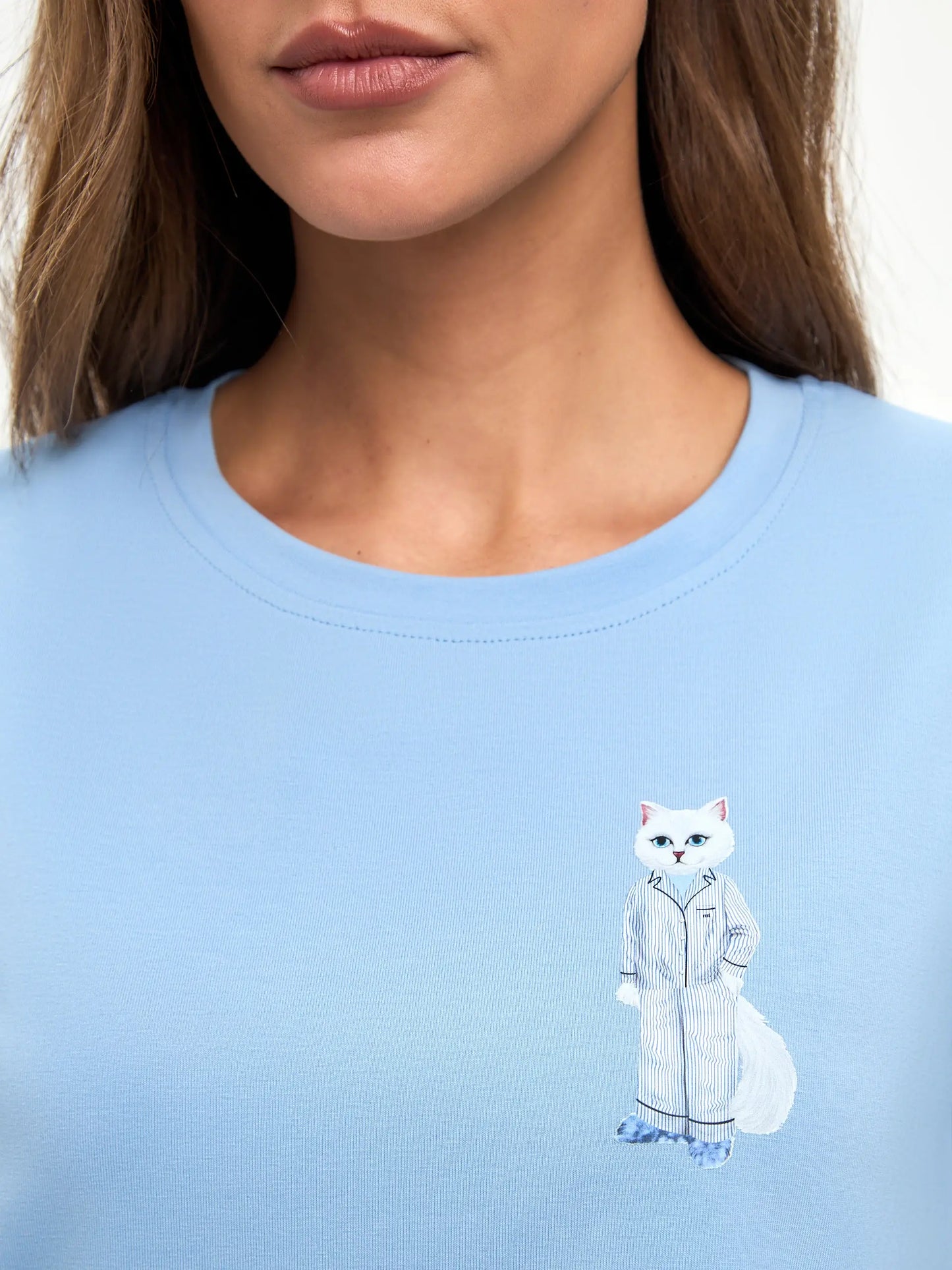 Blue Pajamas | Loungewear For Cat Lovers | Cat e Lolette