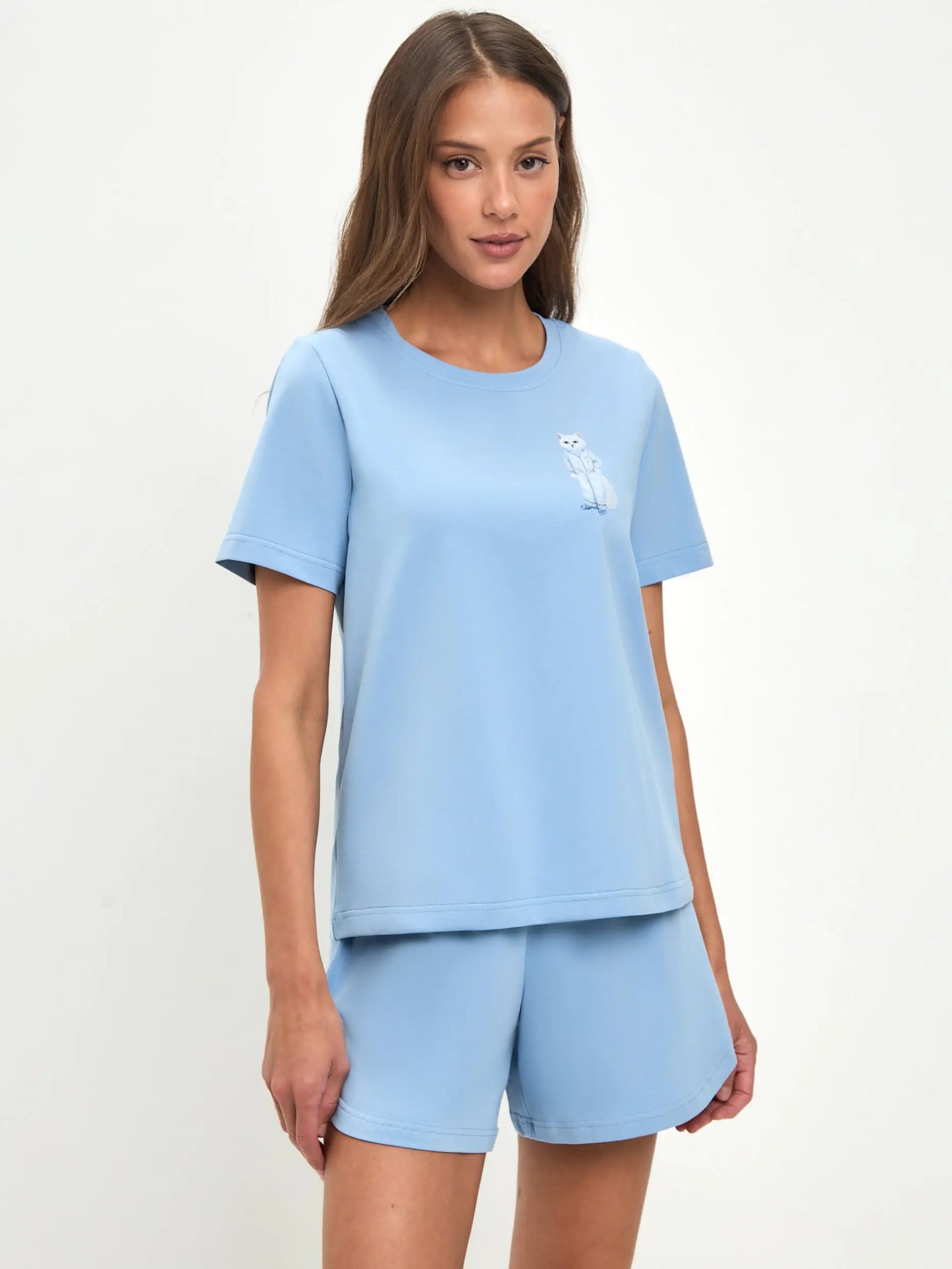 Blue Pajamas | Loungewear For Cat Lovers | Cat e Lolette