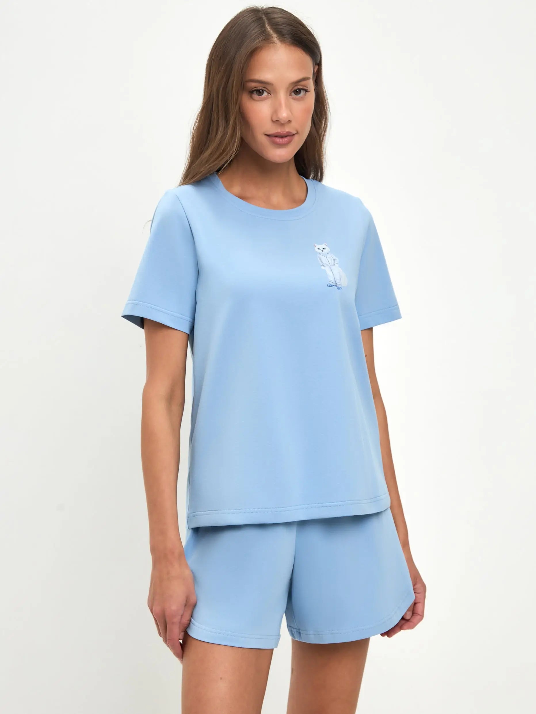 Blue Pajamas | Loungewear For Cat Lovers | Cat e Lolette