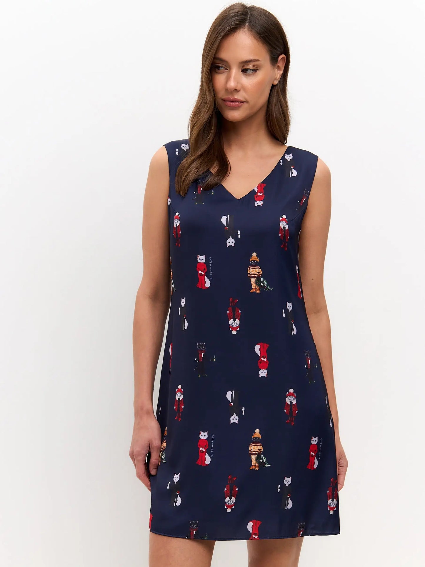 Blue Silk Loungewear | Loungewear For Cat Lovers | Cat e Lolette