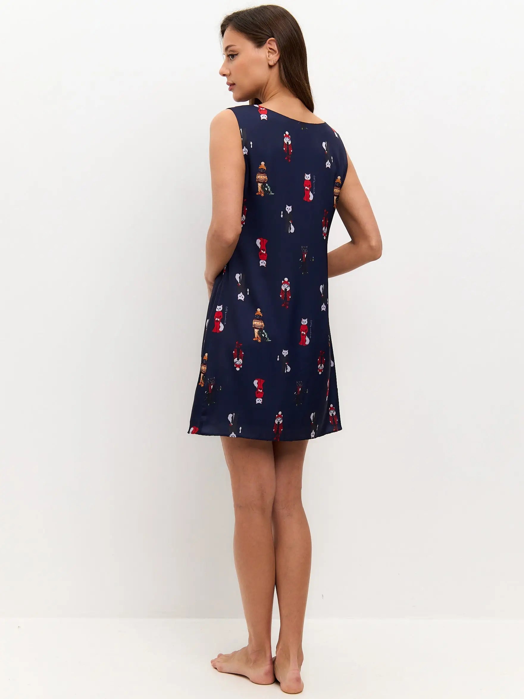 Blue Silk Loungewear | Loungewear For Cat Lovers | Cat e Lolette