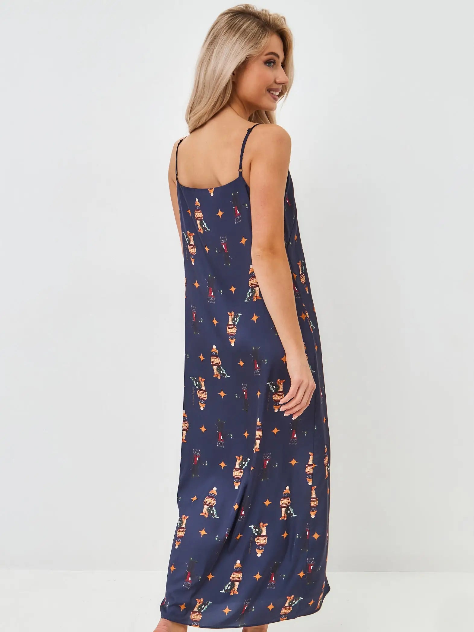 Blue Silk Loungewear | Loungewear For Cat Lovers | Cat e Lolette