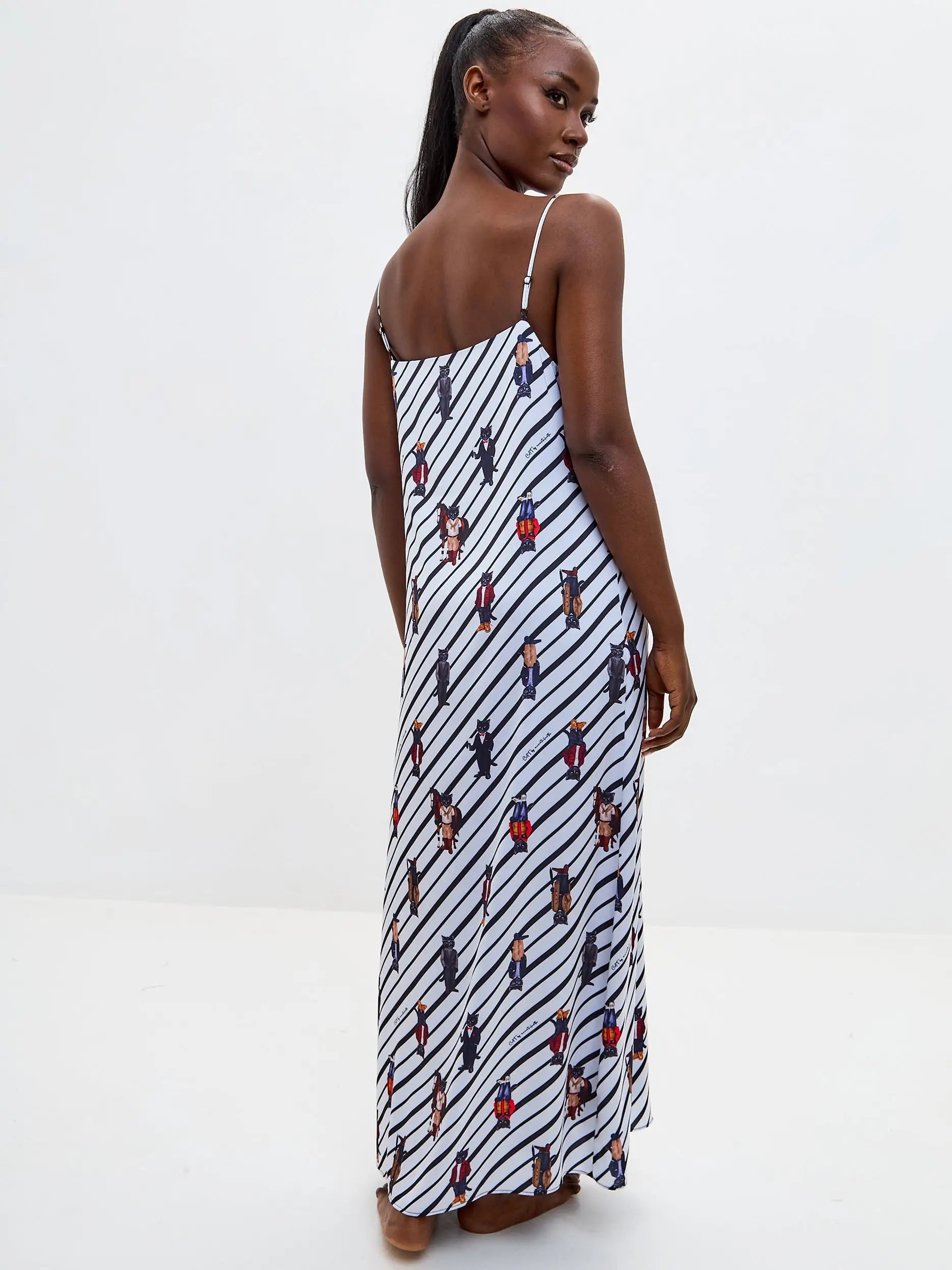 Blue Silk Loungewear | Loungewear For Cat Lovers | Cat e Lolette