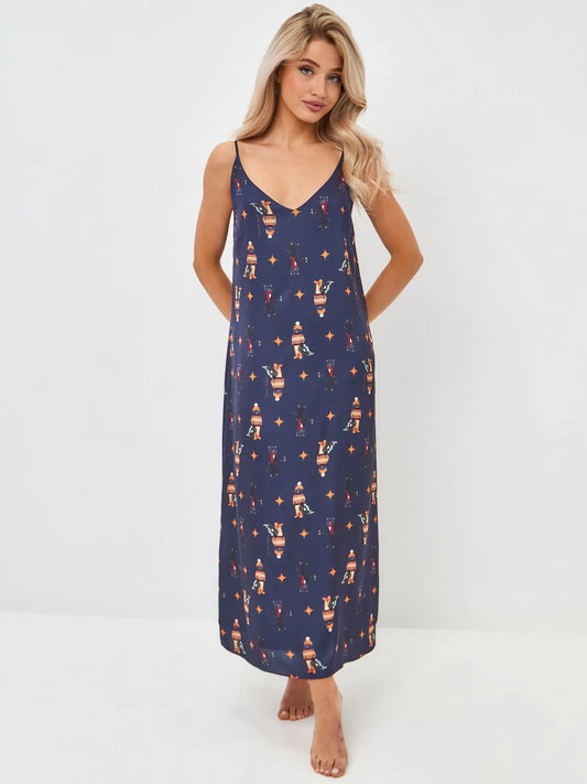 Blue Silk Loungewear | Loungewear For Cat Lovers | Cat e Lolette