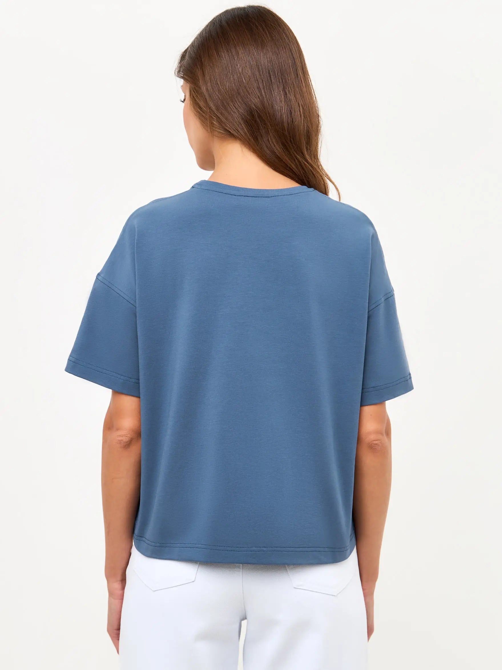 Blue T-shirt Denim Cat | T-shirt For Cat Lovers | Cat e Lolette