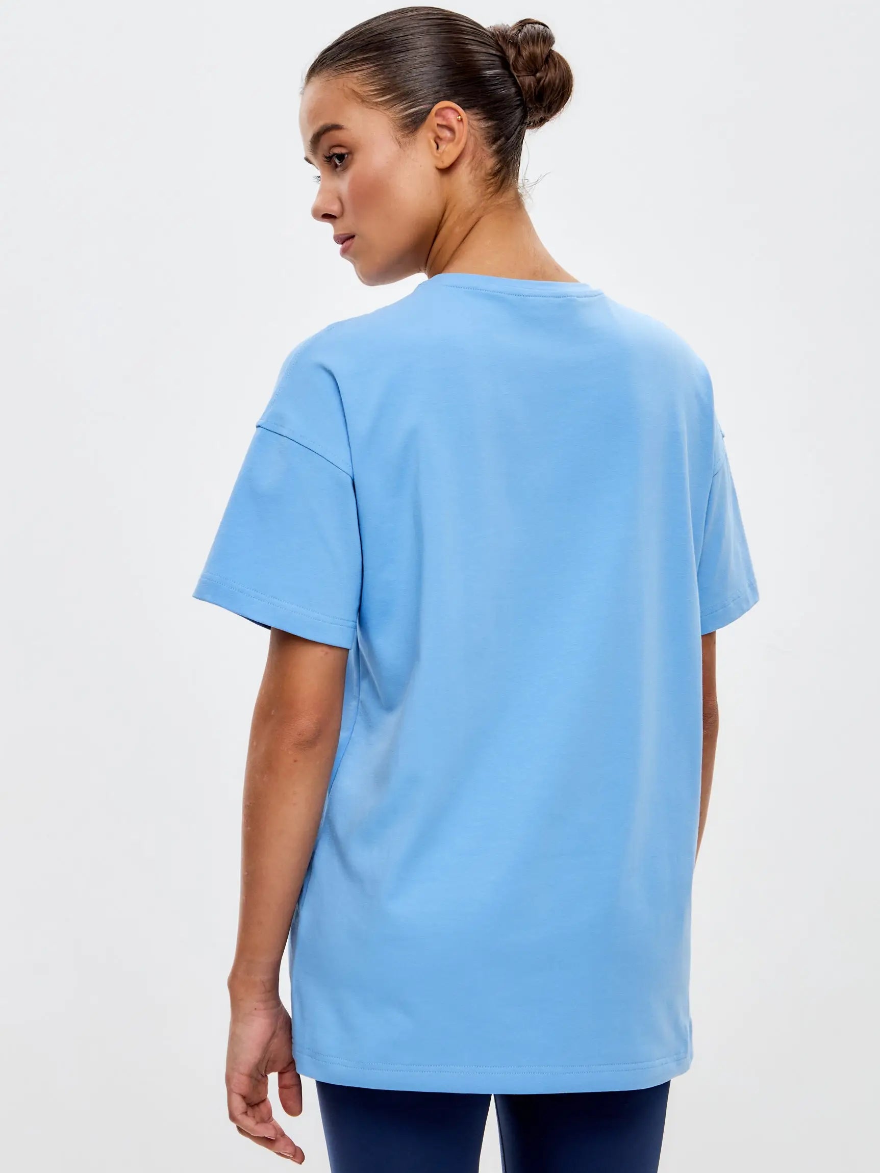 Blue T-shirt Sport White Cat | T-shirt For Cat Lovers | Cat e Lolette