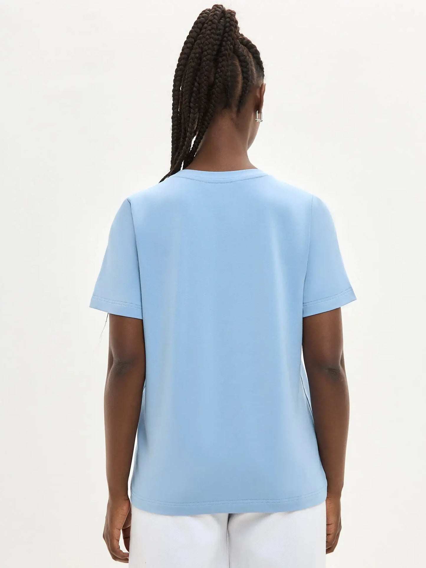 Blue T-shirt White Cat Walk | T-shirt For Cat Lovers | Cat e Lolette