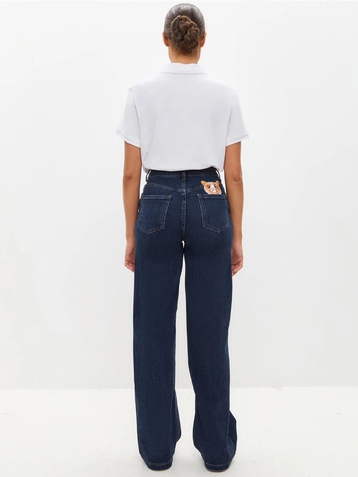 Blue Women’s Jeans | Bottom For Cat Lovers | Cat e Lolette