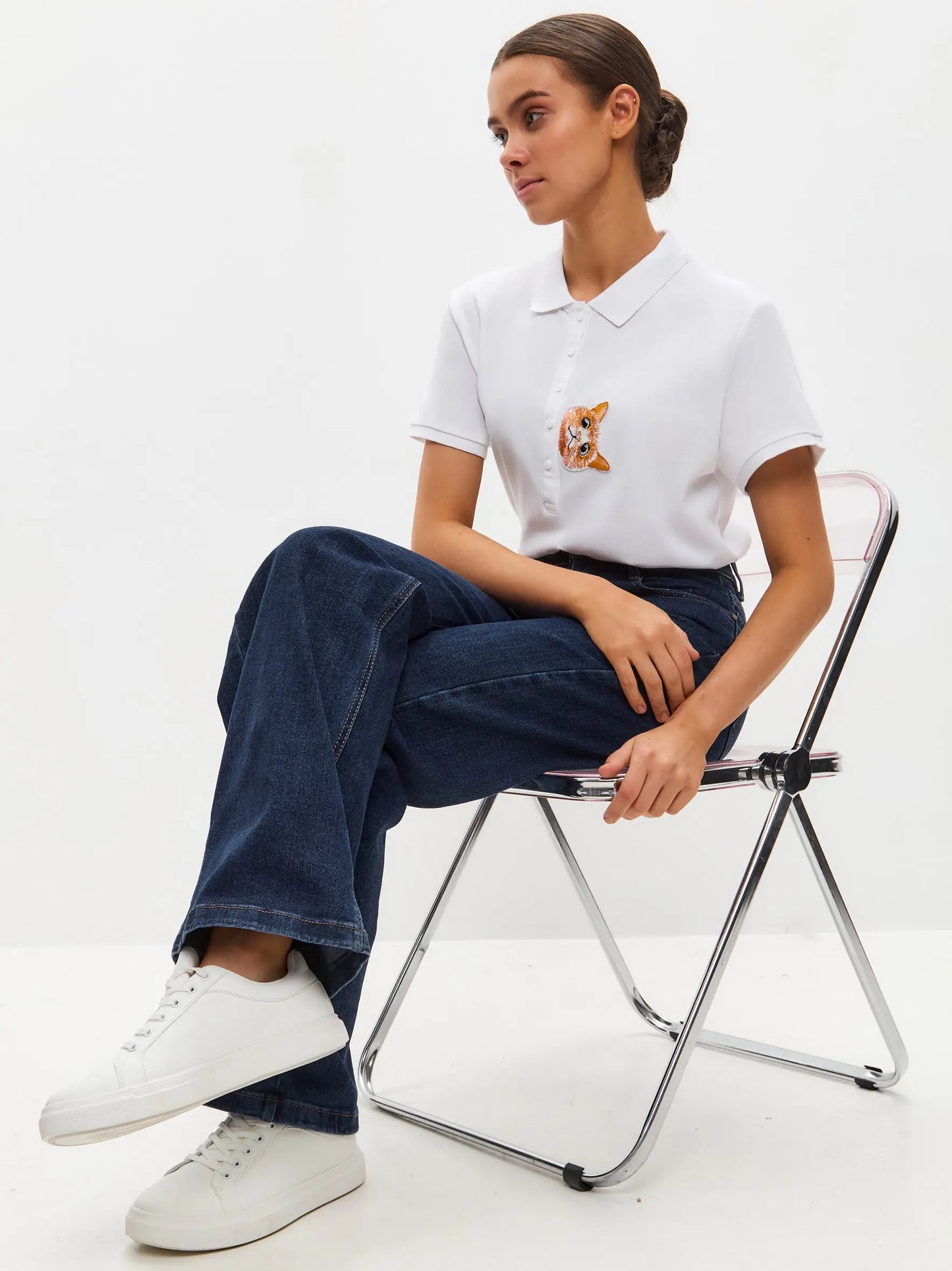 Blue Women’s Jeans | Bottom For Cat Lovers | Cat e Lolette