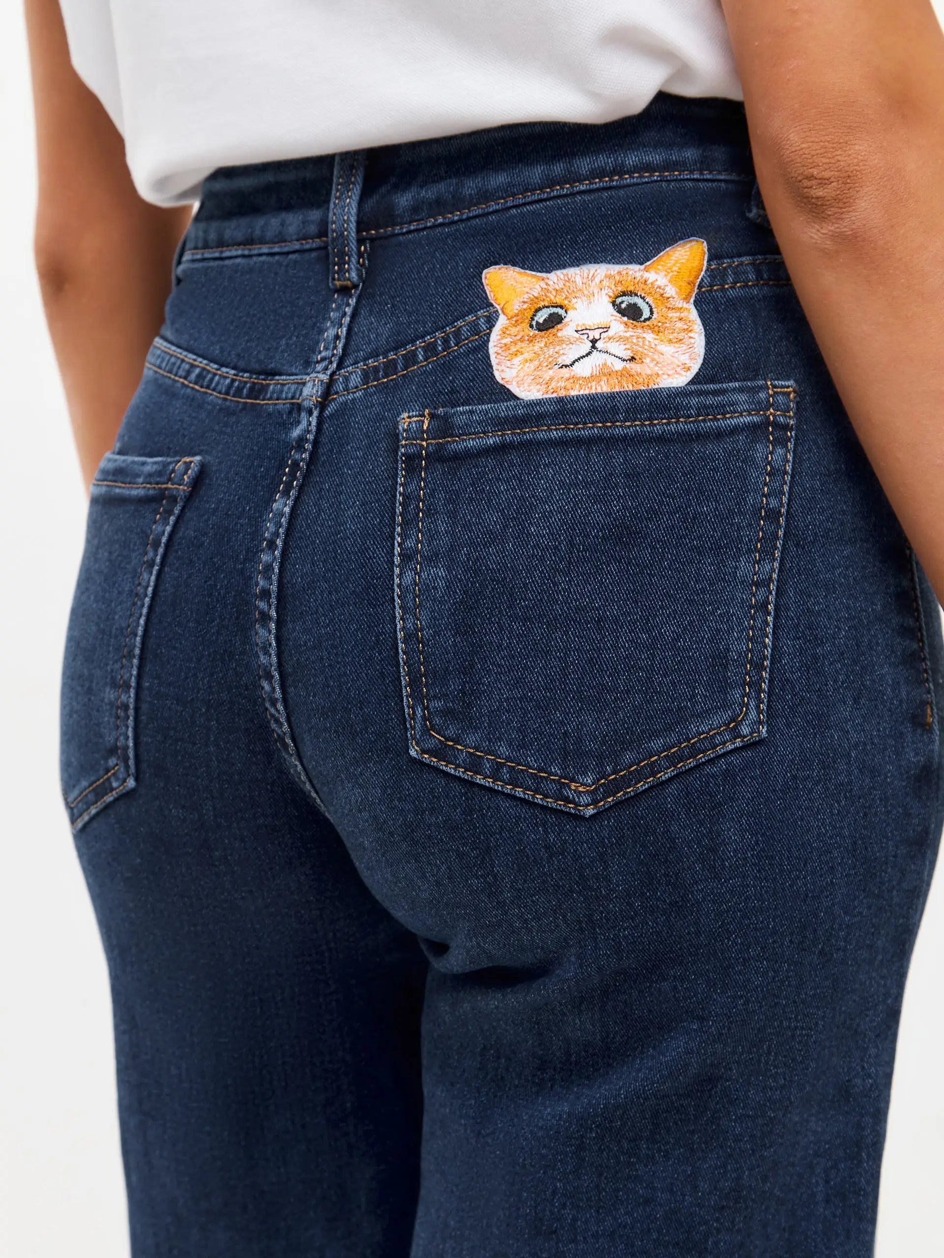 Blue Women’s Jeans | Bottom For Cat Lovers | Cat e Lolette