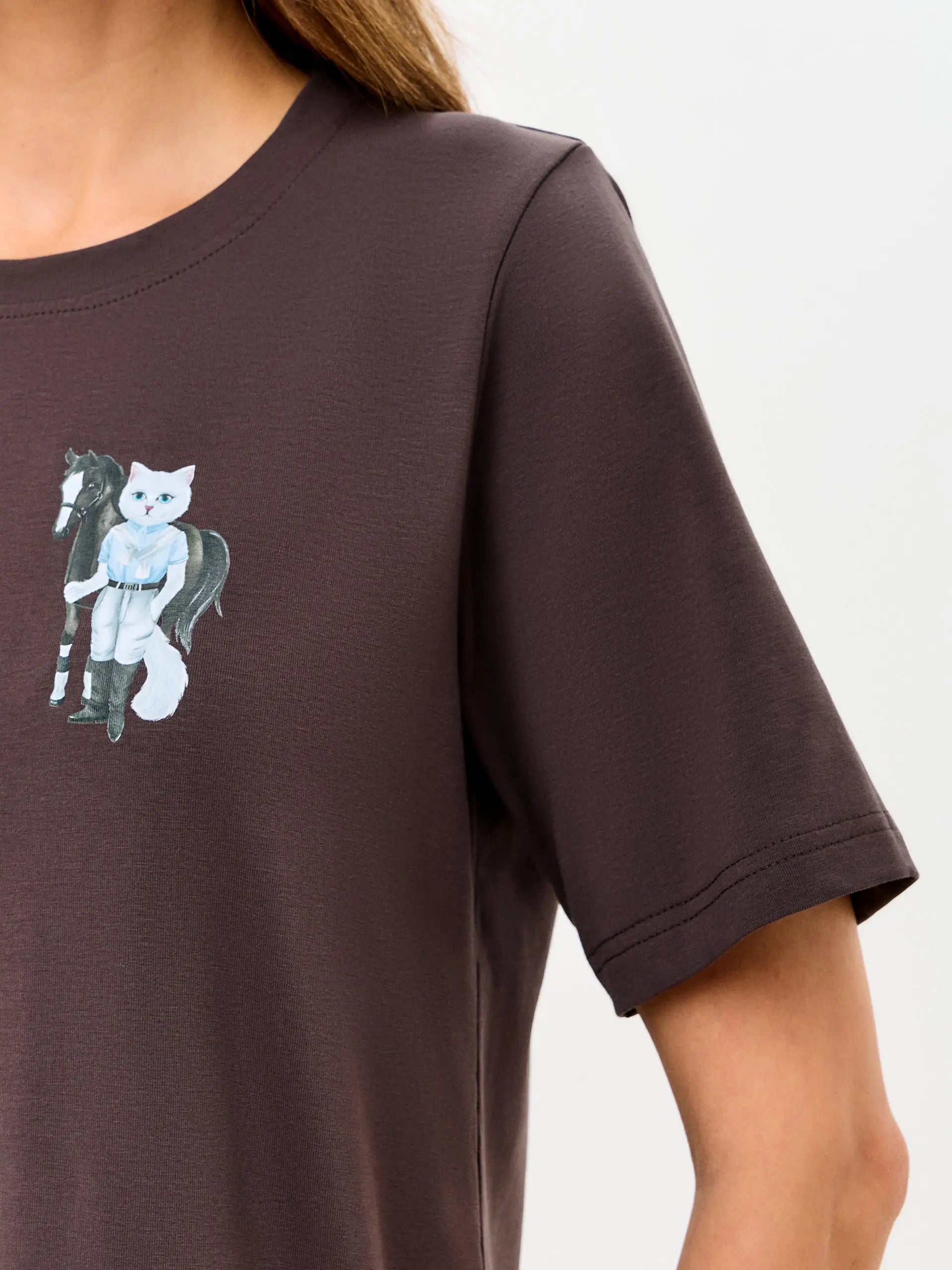 Brown Dress Rider Cat | Dress For Cat Lovers | Cat e Lolette