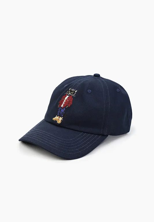 Cap Navy with Country Cat | For Cat Lovers | Cat e Lolette