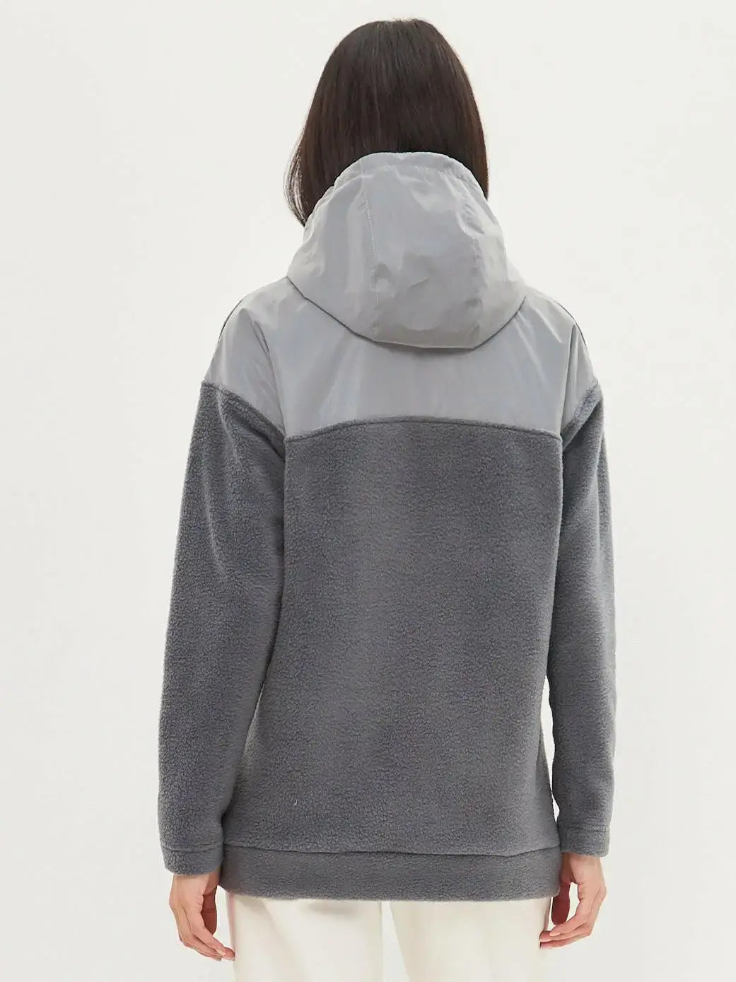 Grey Fleece Hoodie | Fleece (recycled) For Cat Lovers | Cat e Lolette