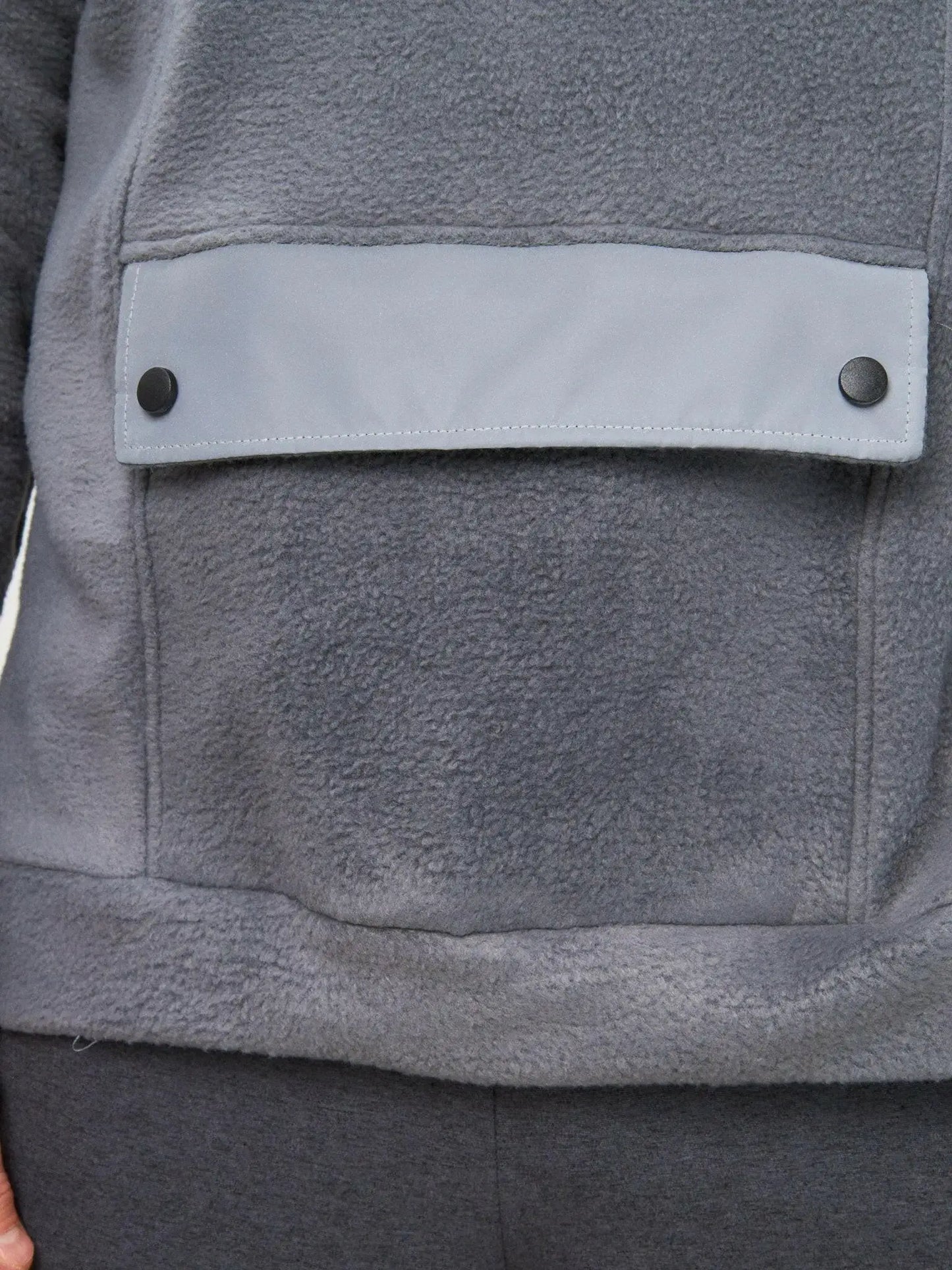 Grey Fleece Hoodie | Fleece (recycled) For Cat Lovers | Cat e Lolette
