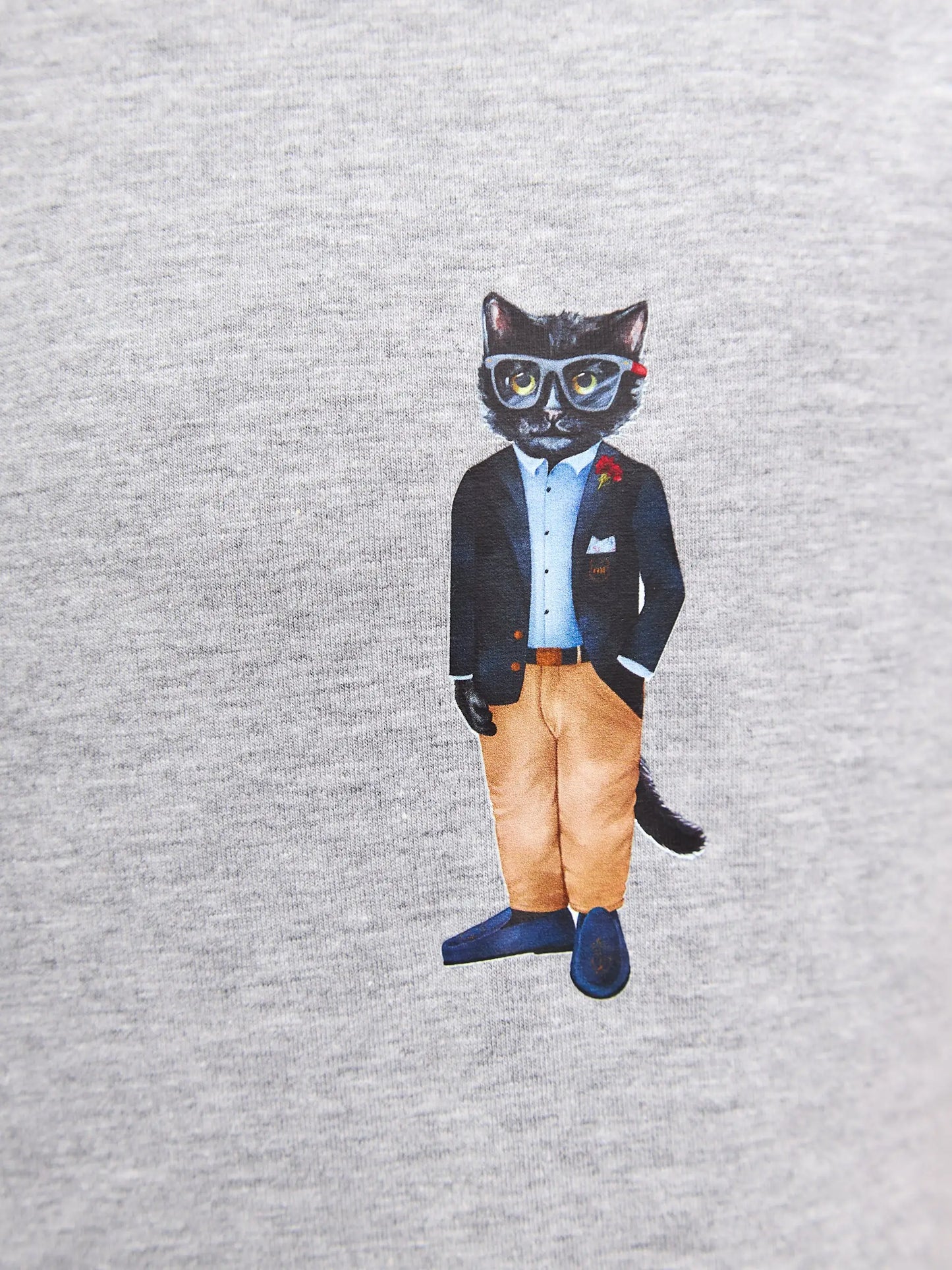 Grey T-shirt Regatta Cat | T-shirt For Cat Lovers | Cat e Lolette