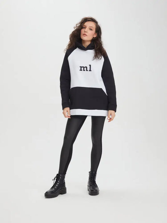Hoodie White/black | For Cat Lovers | Cat e Lolette