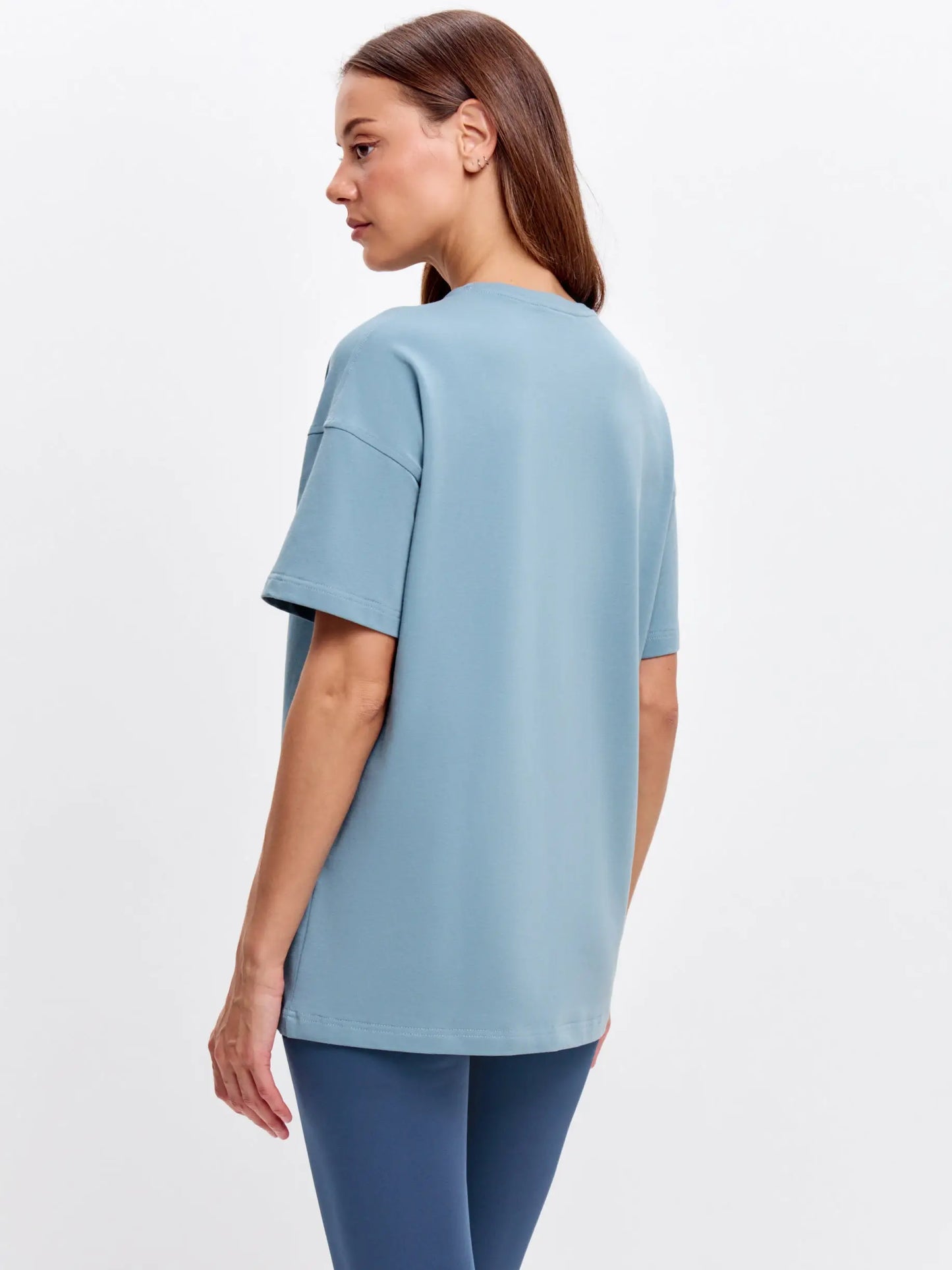 Light Blue T-shirt Yoga Cat | T-shirt For Cat Lovers | Cat e Lolette