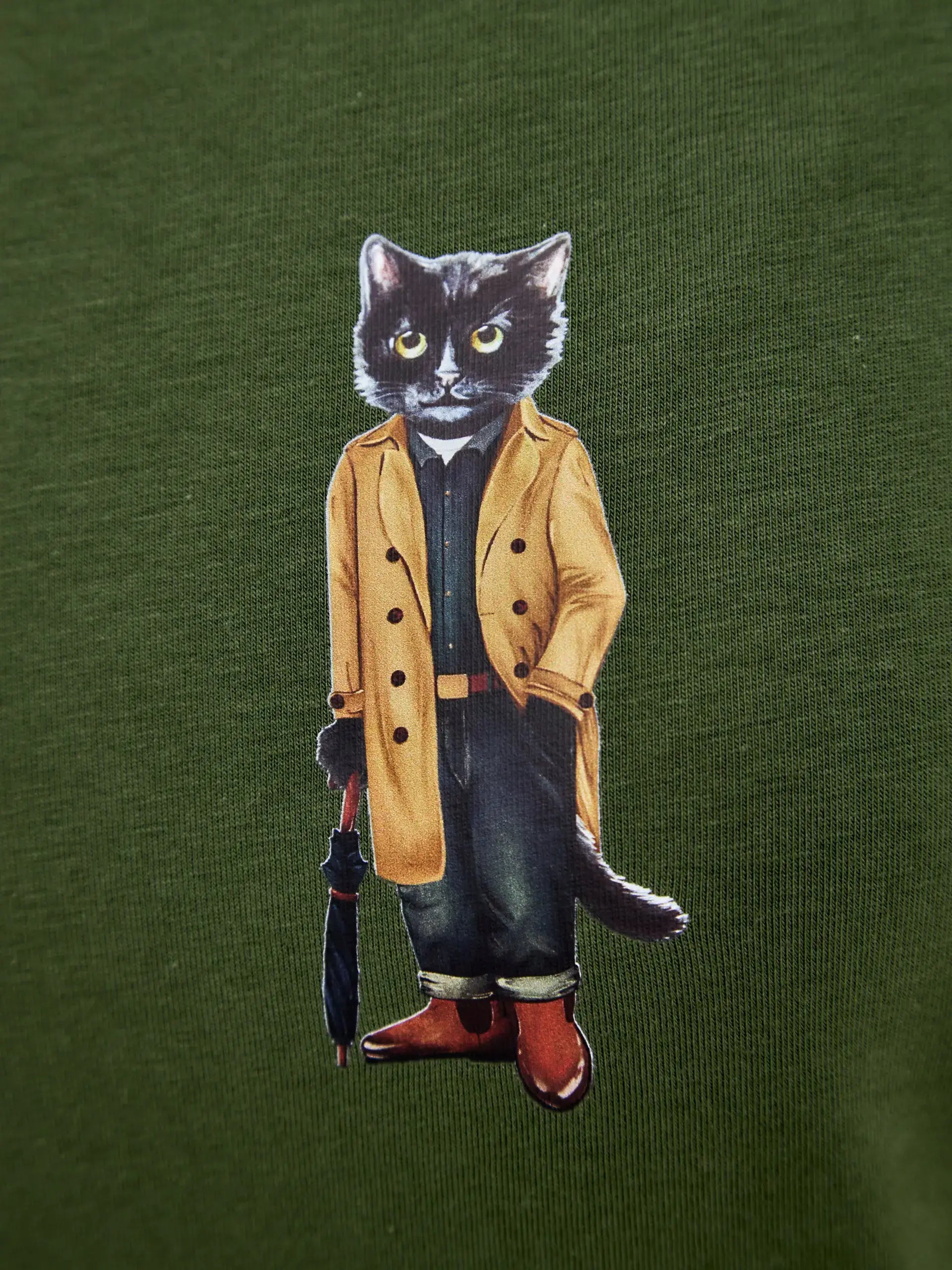 Olive Dress Trench Coat Cat | Dress For Cat Lovers | Cat e Lolette