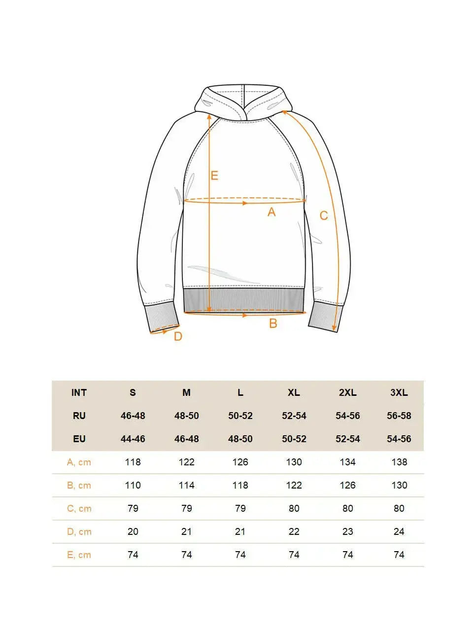 Orange Hoodie Snowboard Cat | Hoodie & sweatshirt For Cat Lovers