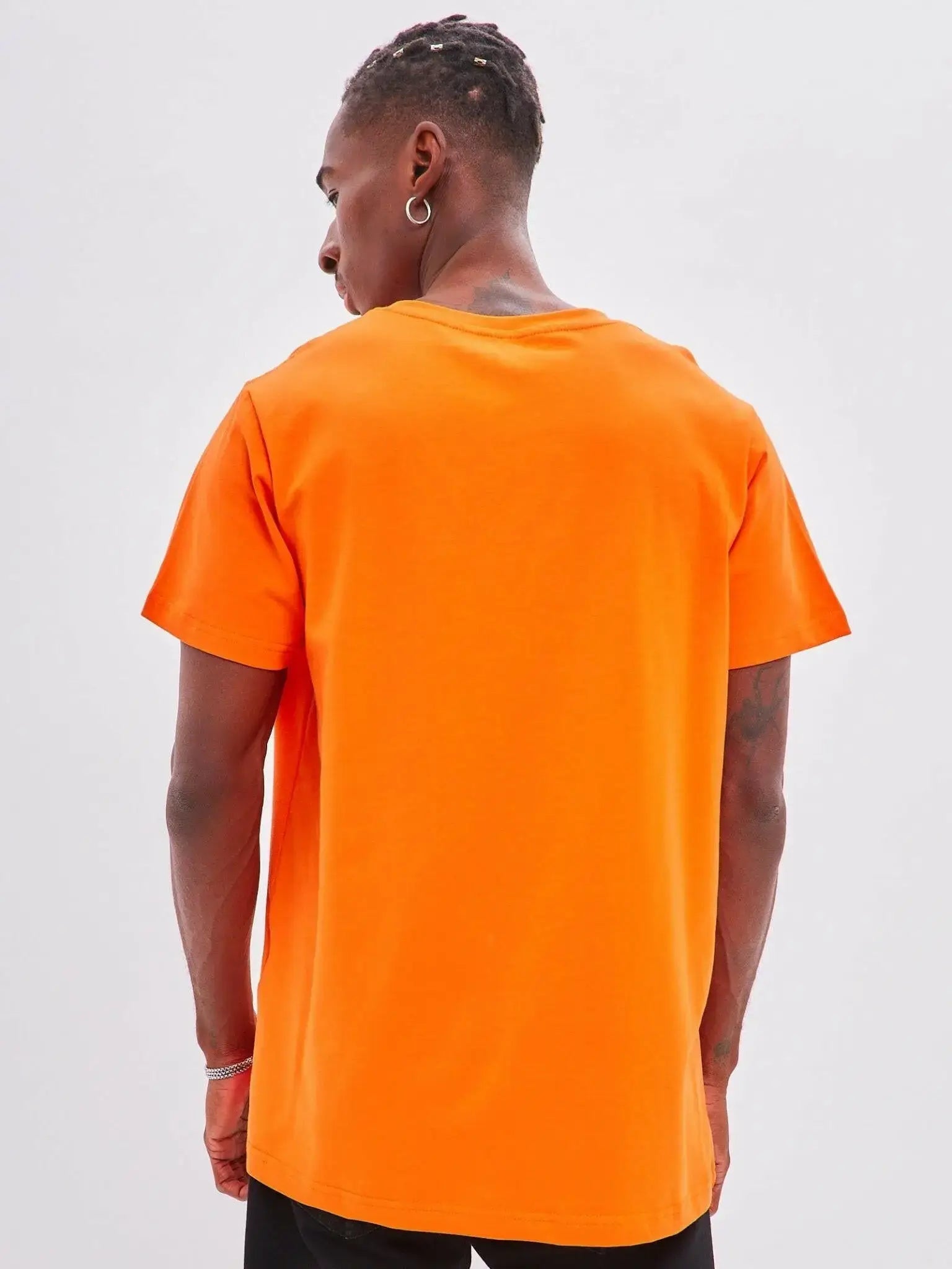 Orange T-shirt Rocker Cat | T-shirt For Cat Lovers | Cat e Lolette