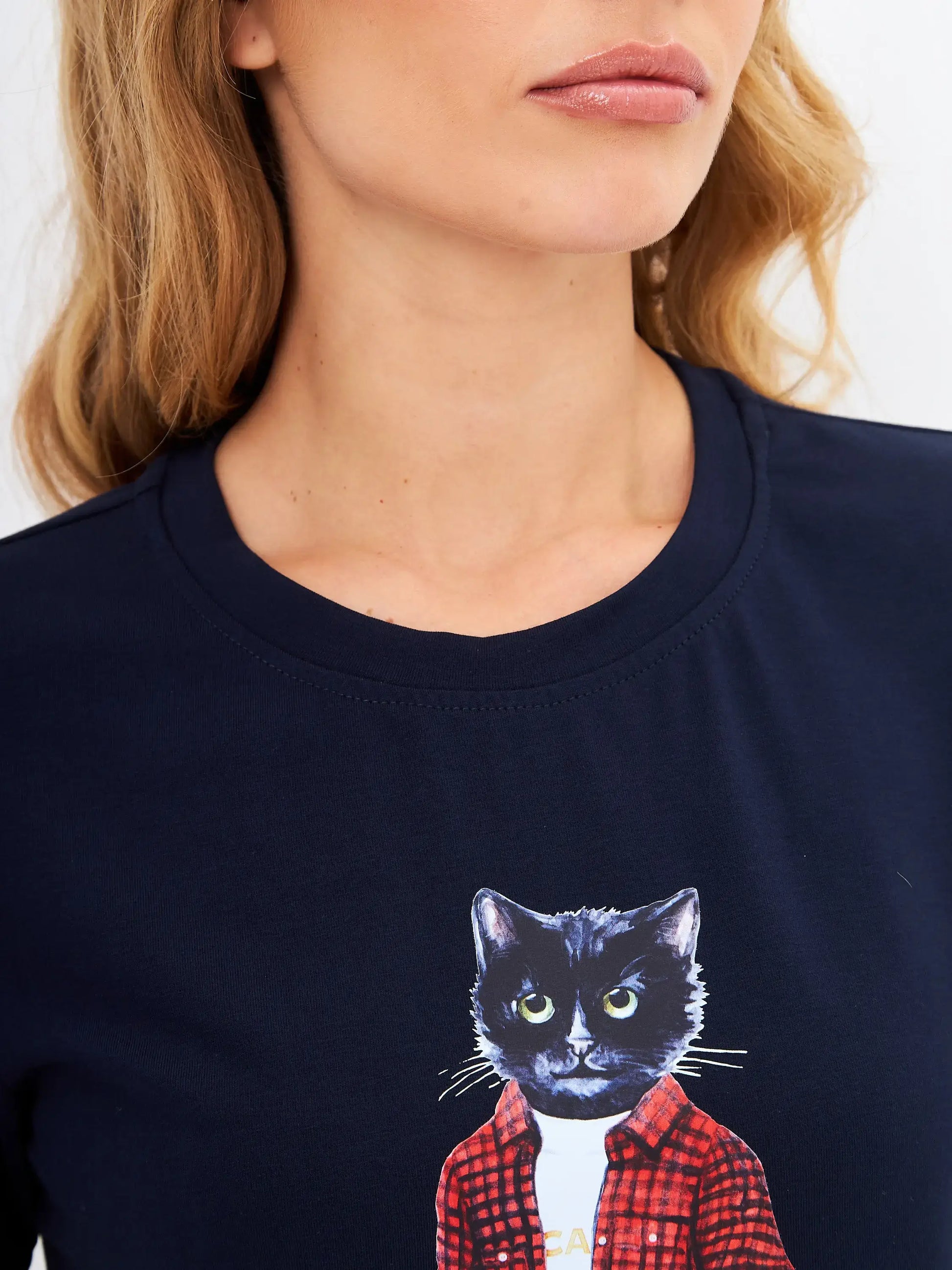 Pack of 2 T-shirts Country Cat | For Cat Lovers | Cat e Lolette
