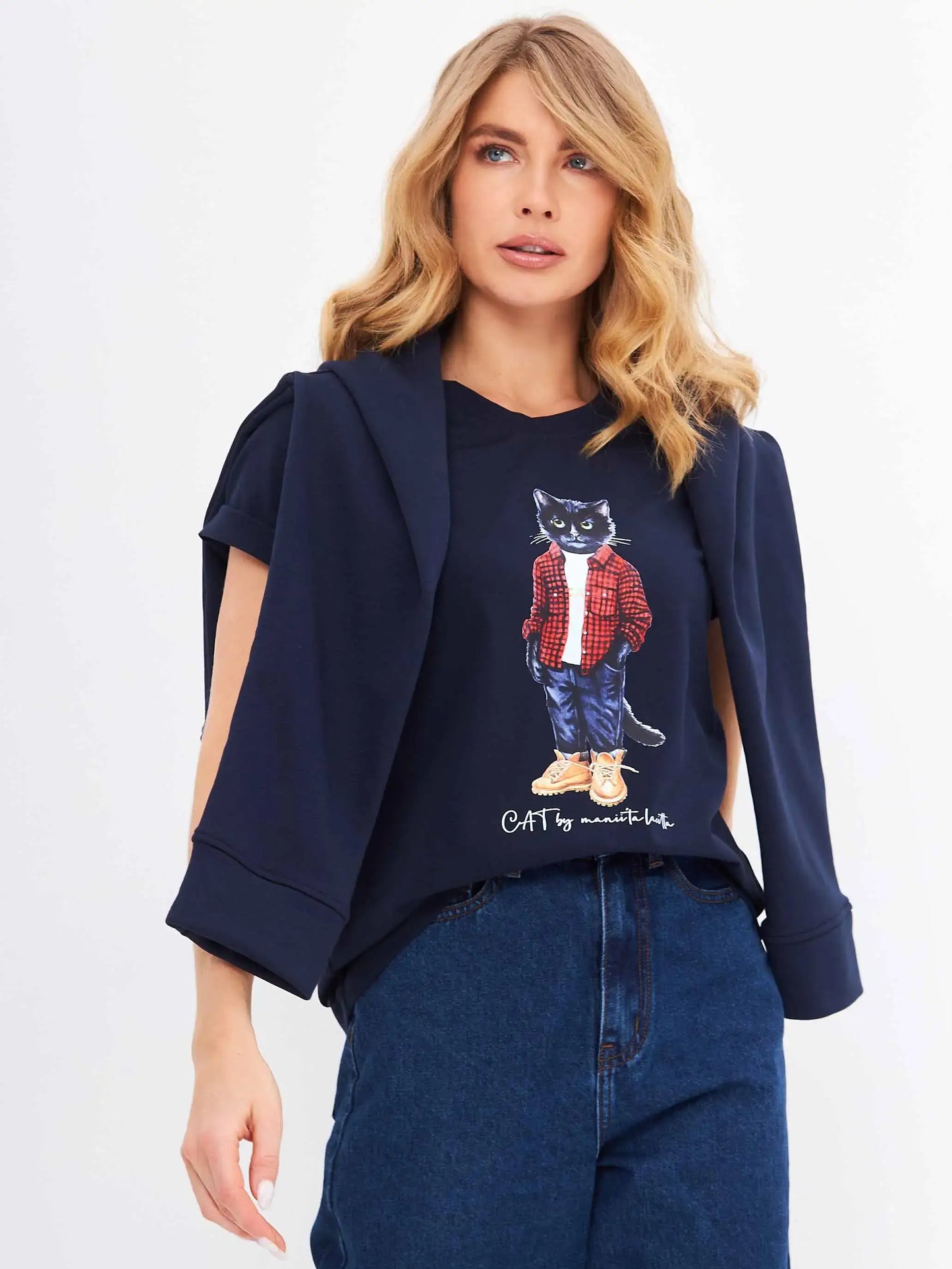 Pack of 2 T-shirts Country Cat | For Cat Lovers | Cat e Lolette